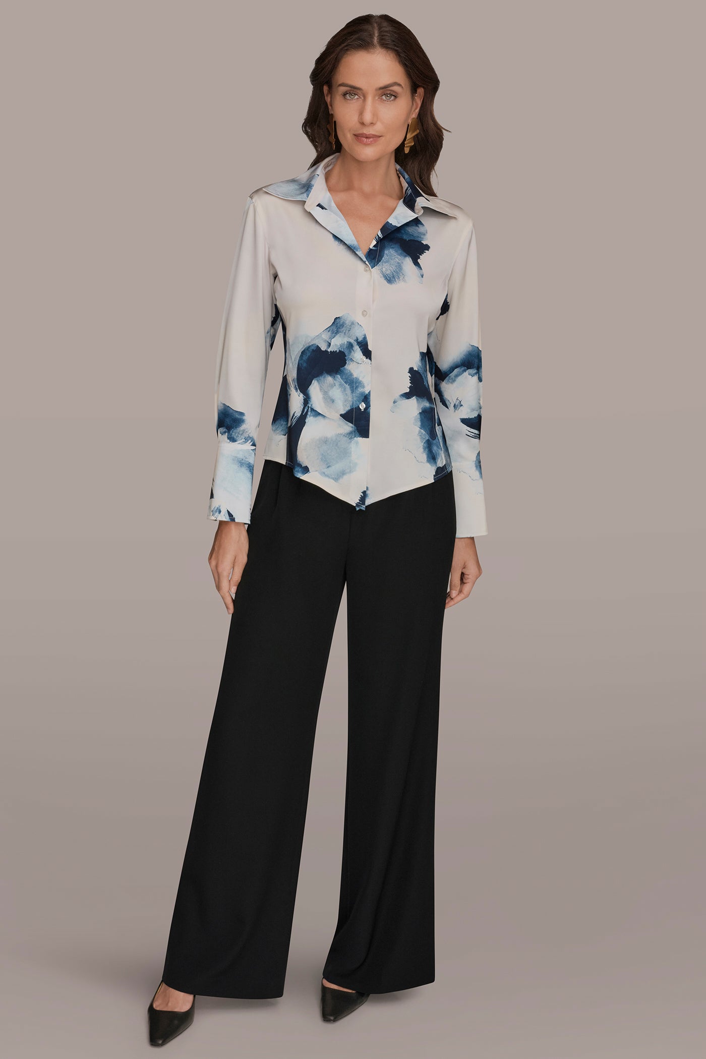 FLORAL HIGH-LOW BLOUSE VIEW 6 | New clothing