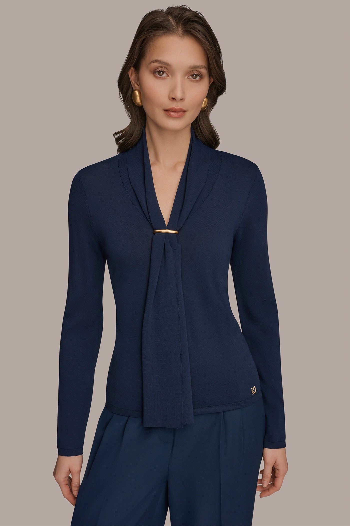 SCARF NECKLINE SWEATER | View 1 | Suits and Separates