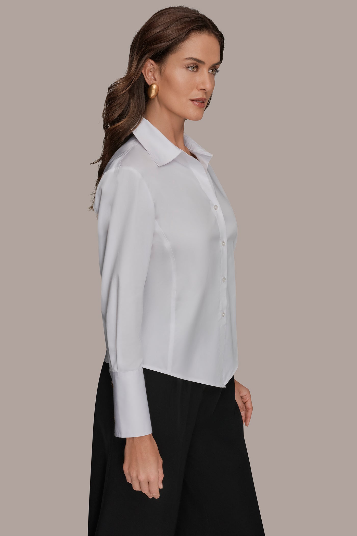 CROPPED WOVEN BLOUSE VIEW 3 | New Arrivals