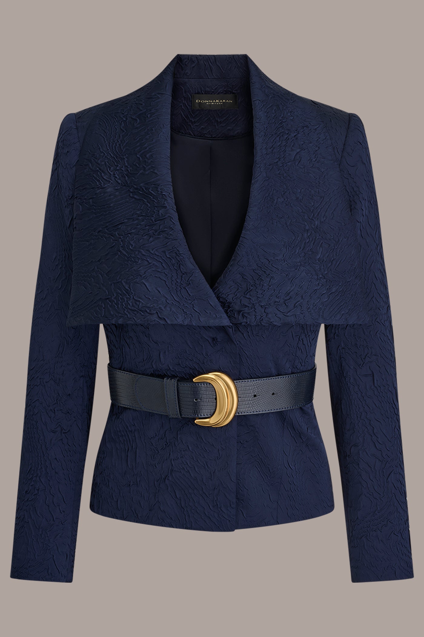 CRINKLE JACQUARD CROPPED BLAZER VIEW 10 | Blazers & Vests