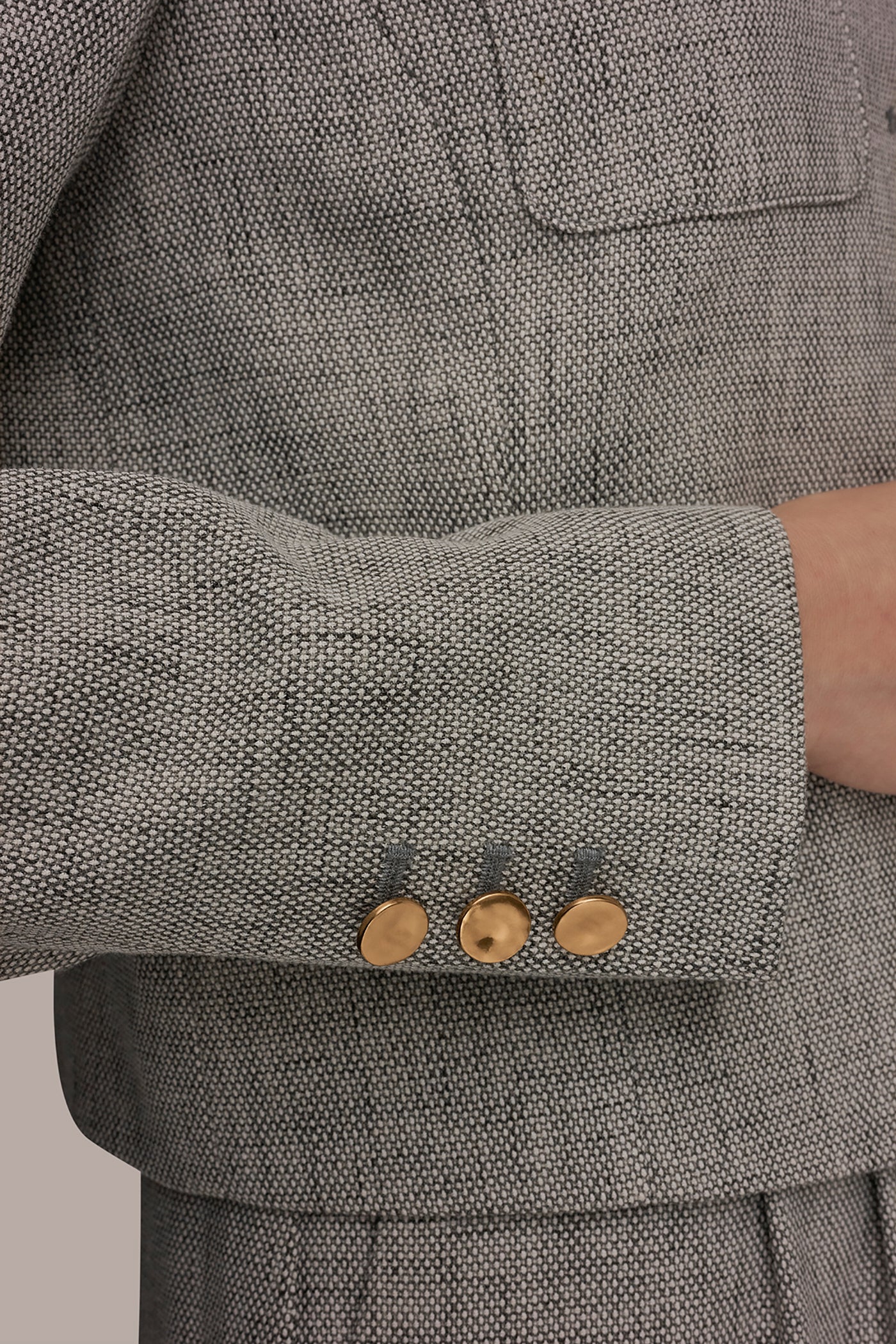 CROPPED BUTTON-FRONT JACKET VIEW 5 | Suits and Separates