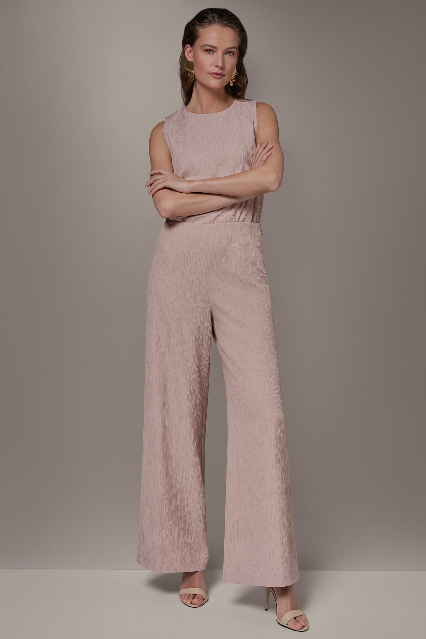 Donna Karan New York Women's Wide-Leg Pants - Snow Petal