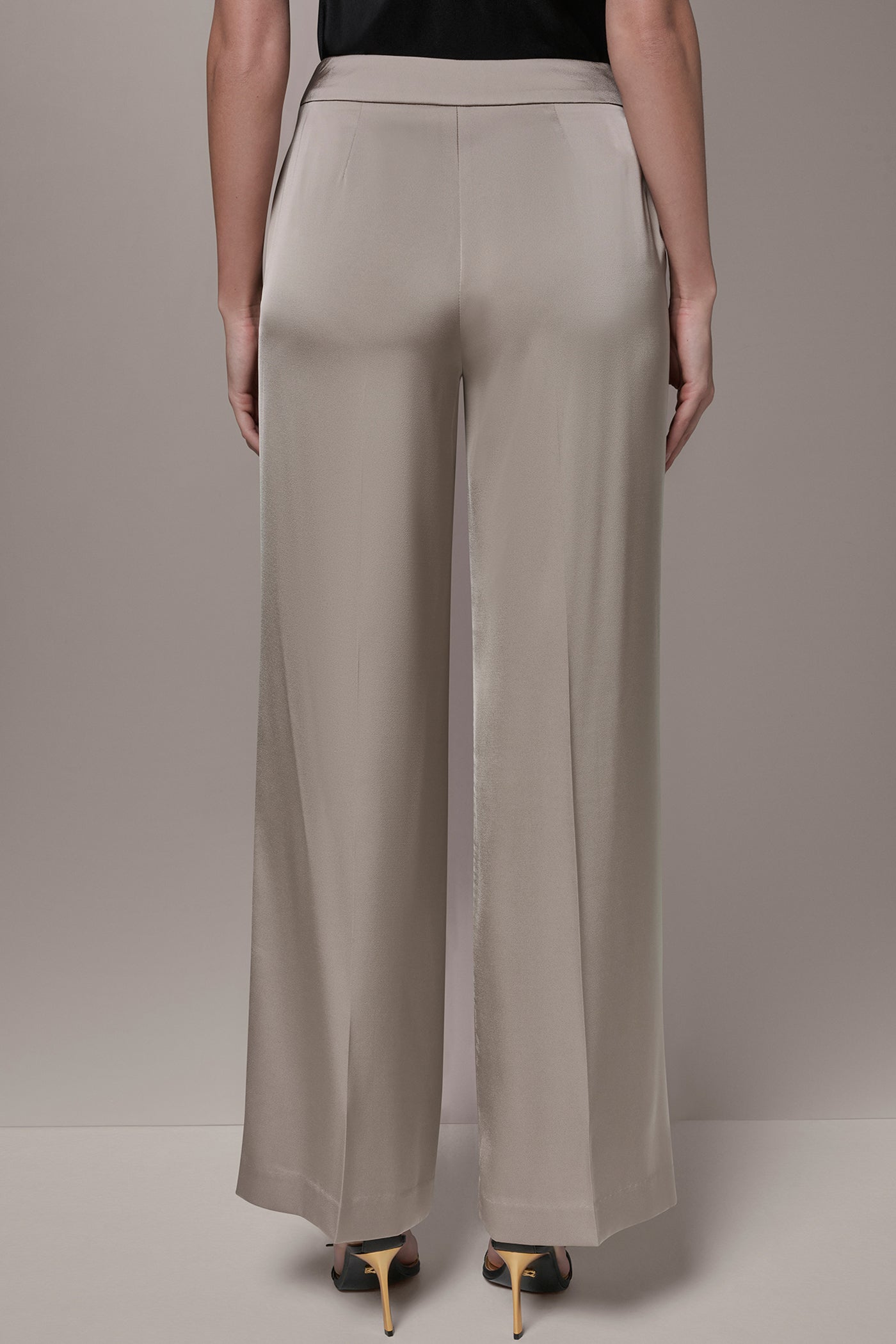 extra long dress pants for women Starless Sky Black Wide Leg Sweater Pants