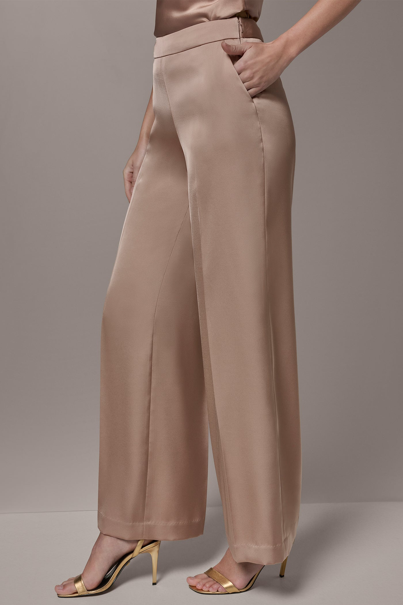 CHARMEUSE WIDE LEG PANT VIEW 3