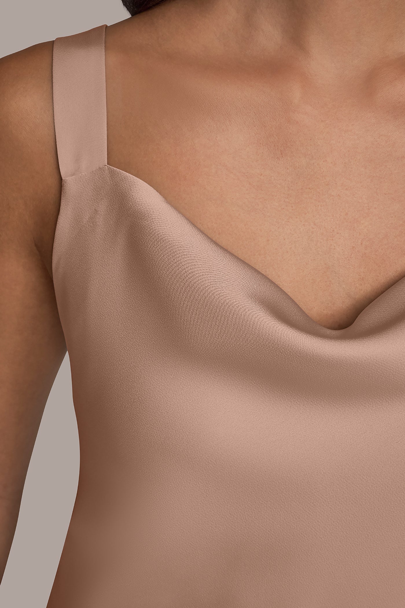 SATIN COWL STRAPPY CAMI VIEW 7