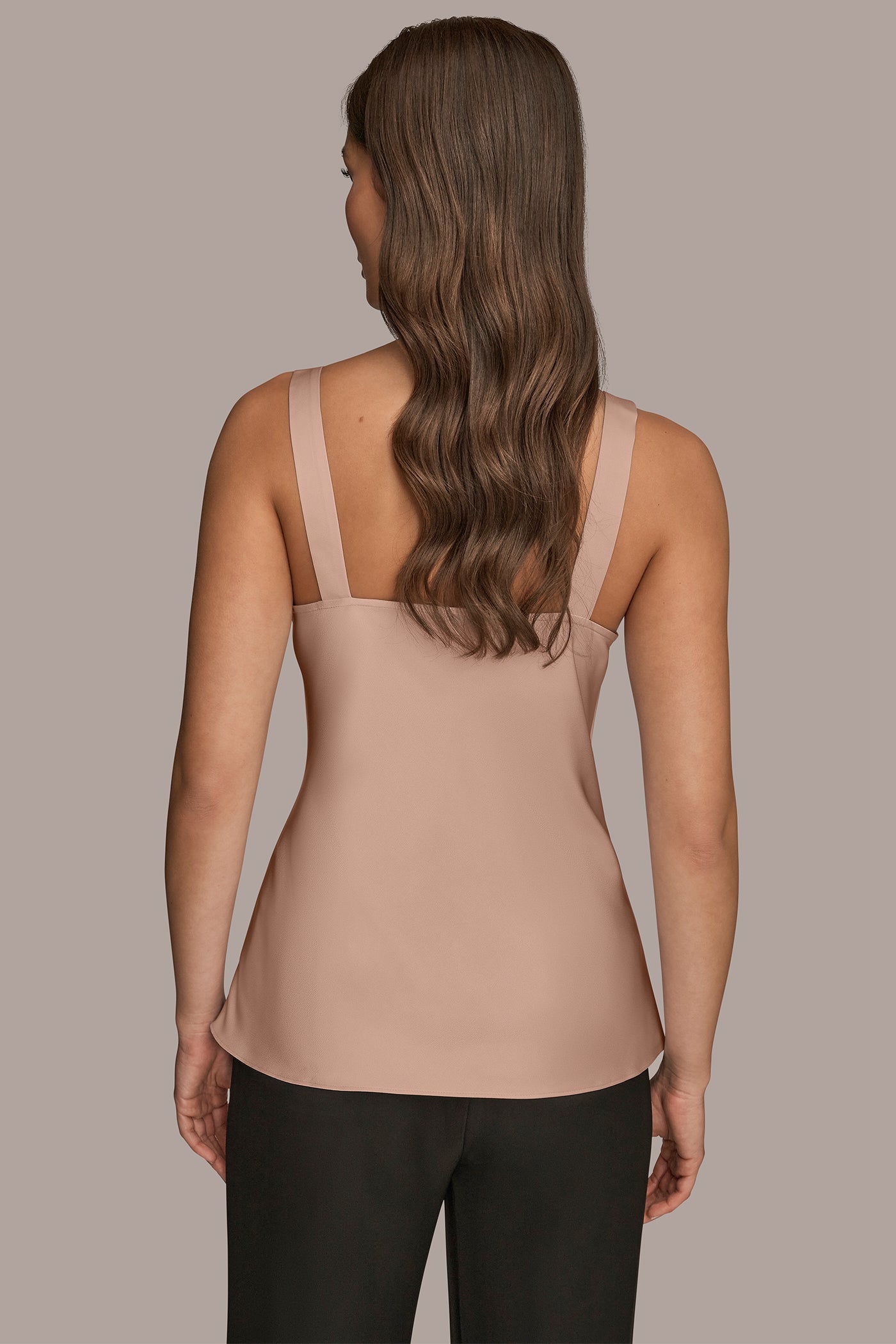 SATIN COWL STRAPPY CAMI | View 2 | Joan Edit