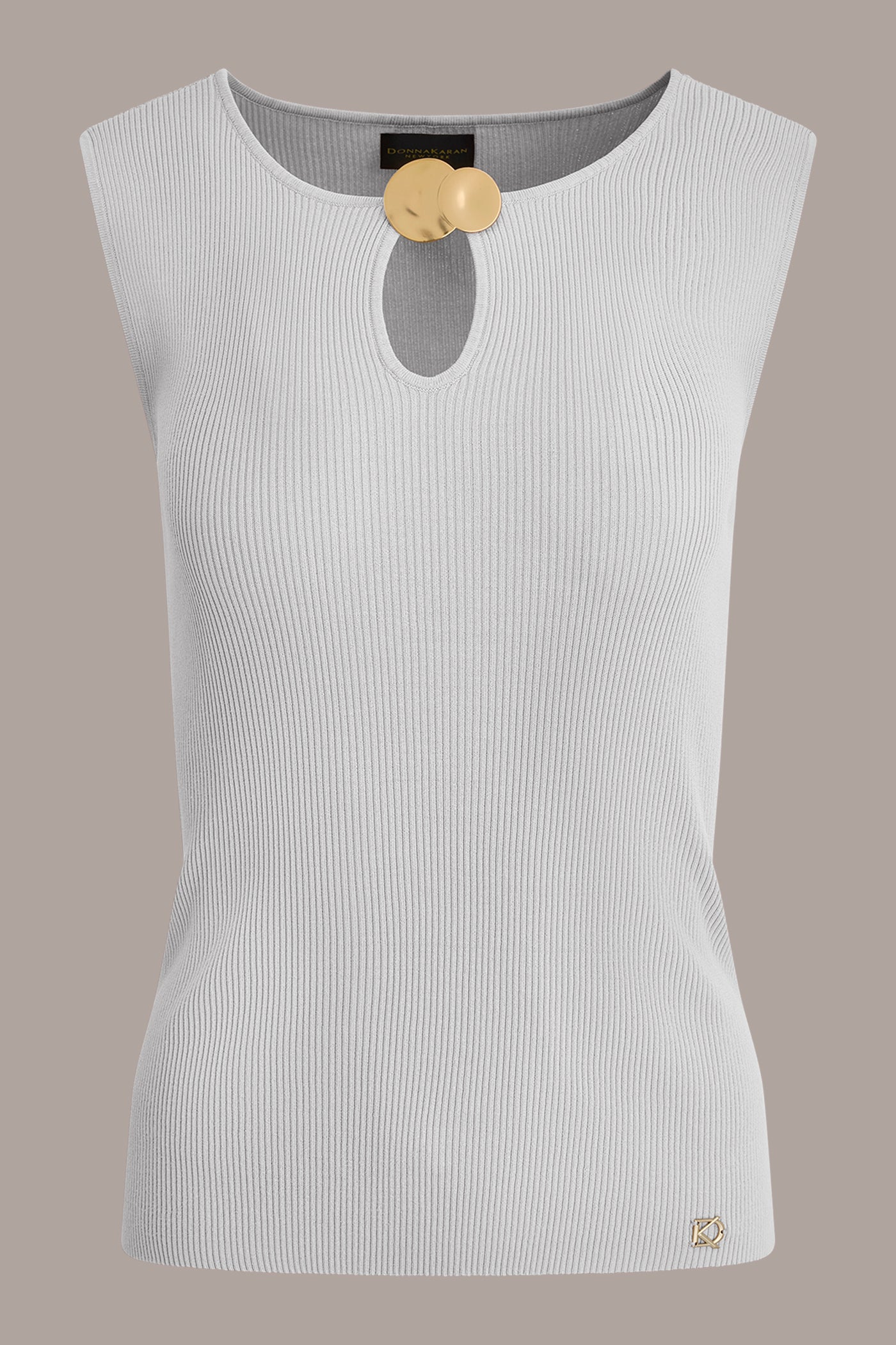 KEYHOLE RIBBED SWEATER TANK VIEW 7 | New clothing