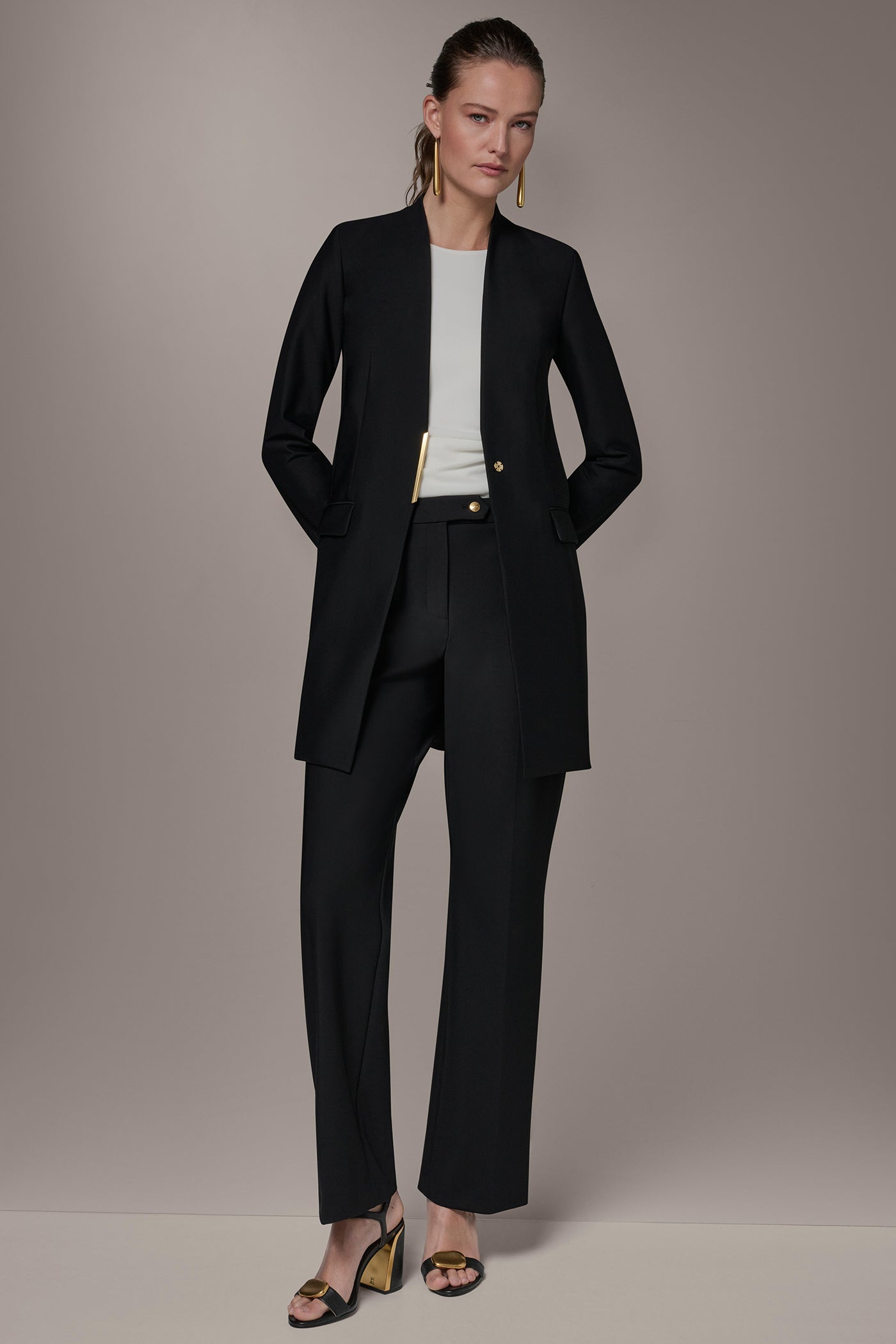 COLLARLESS TOPPER VIEW 8 | New Arrivals