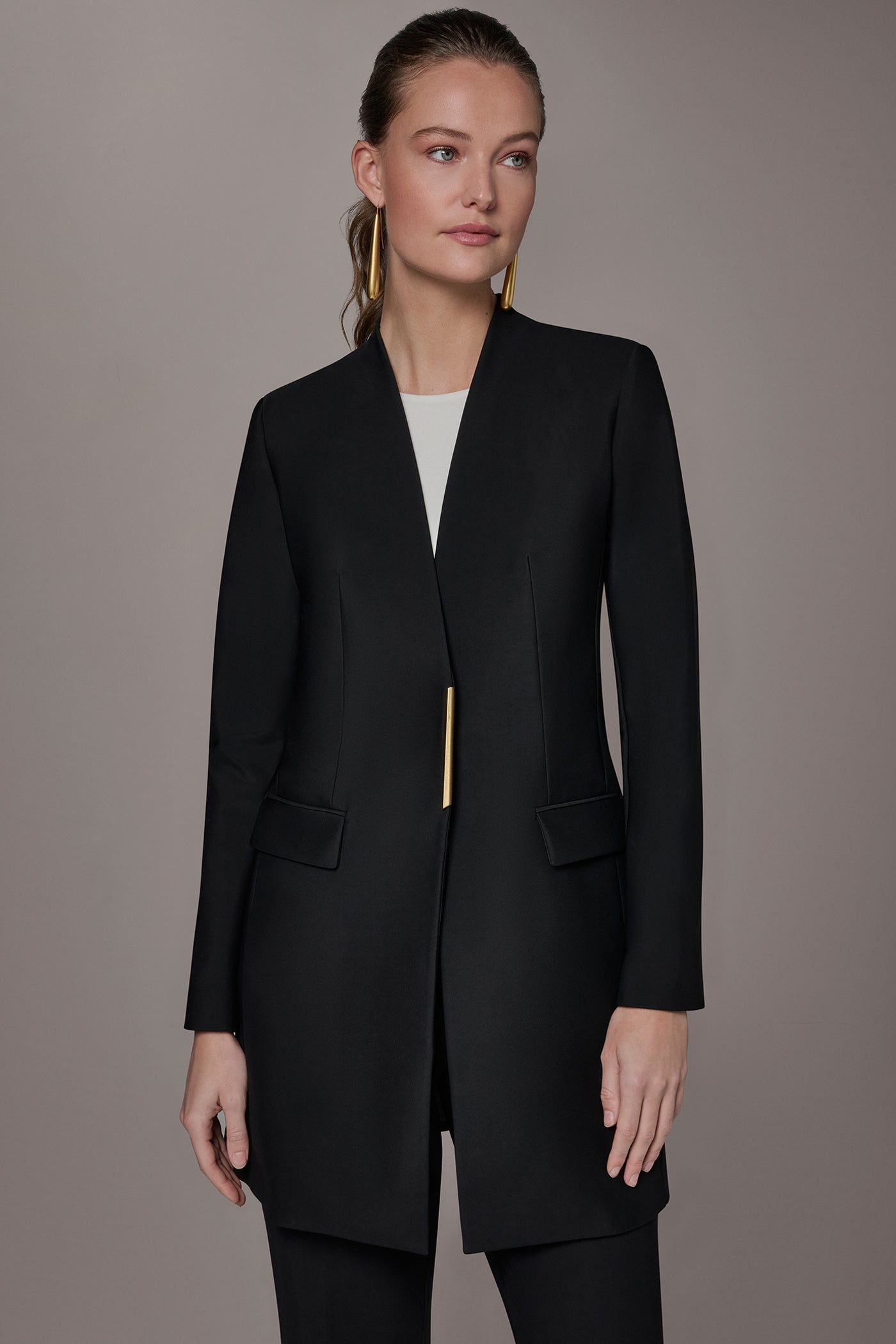 COLLARLESS TOPPER | View 1 | New Arrivals