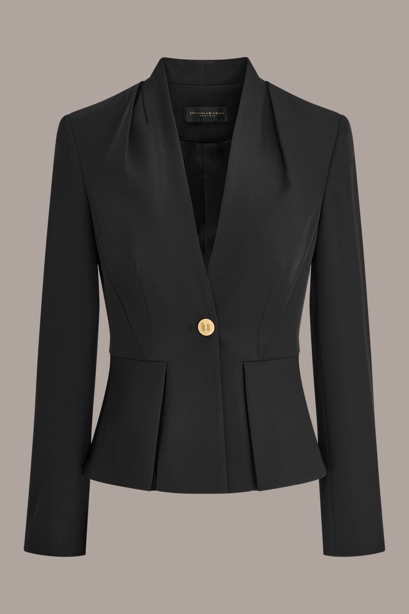 ONE-BUTTON PEPLUM JACKET VIEW 8