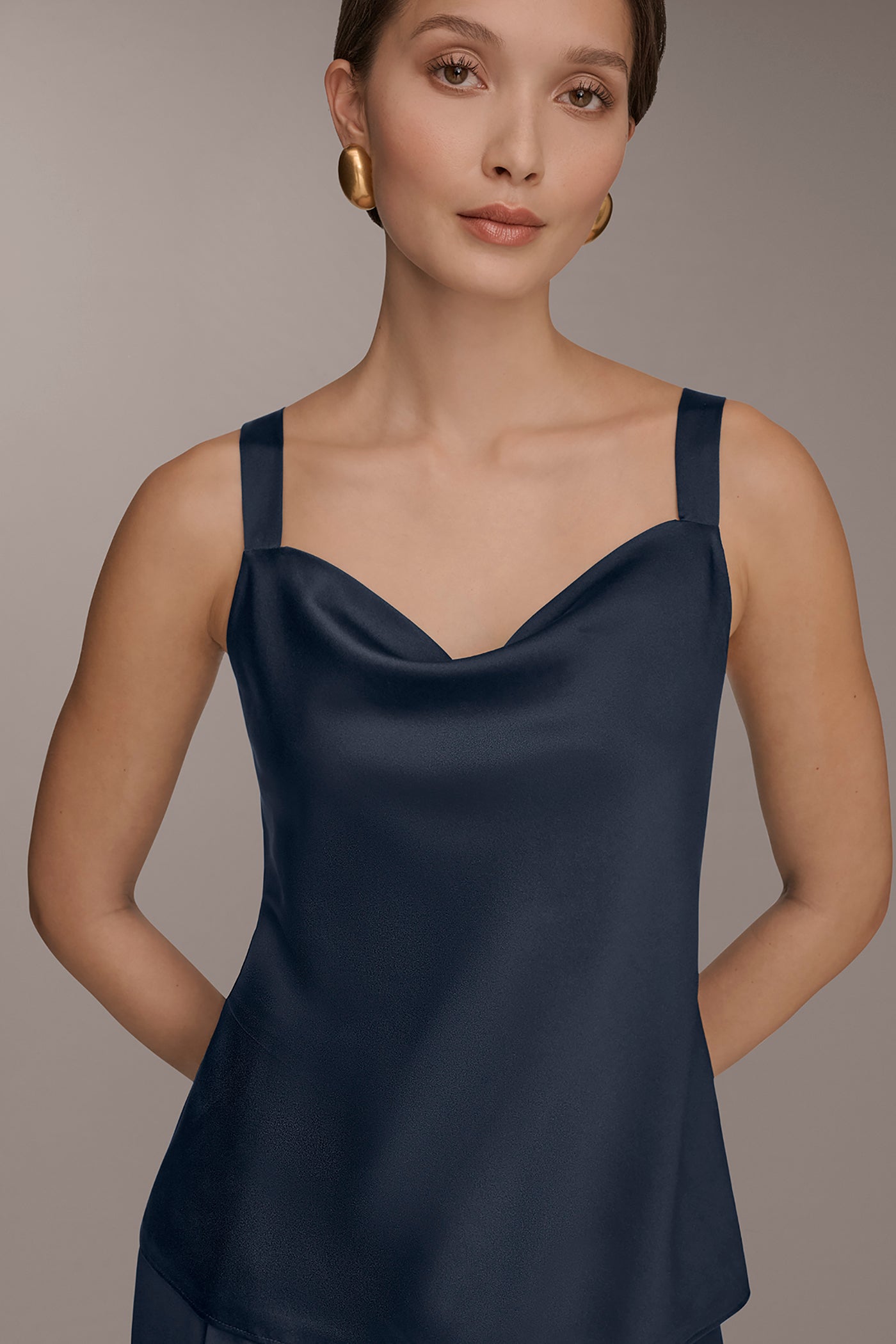 COWL-NECK CAMI VIEW 5 | Tops