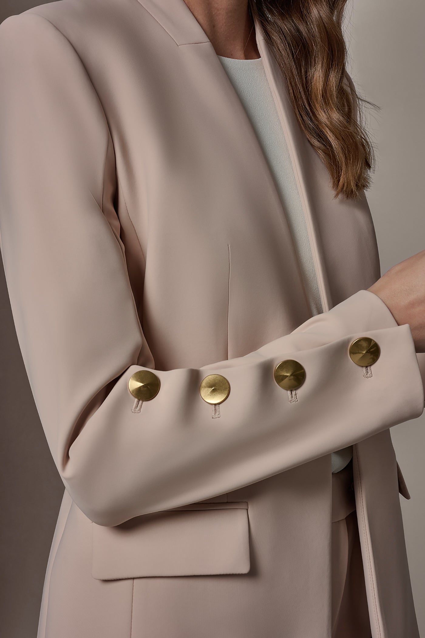 FOUR BUTTON SLEEVE BLAZER VIEW 5 | Blazers & Vests