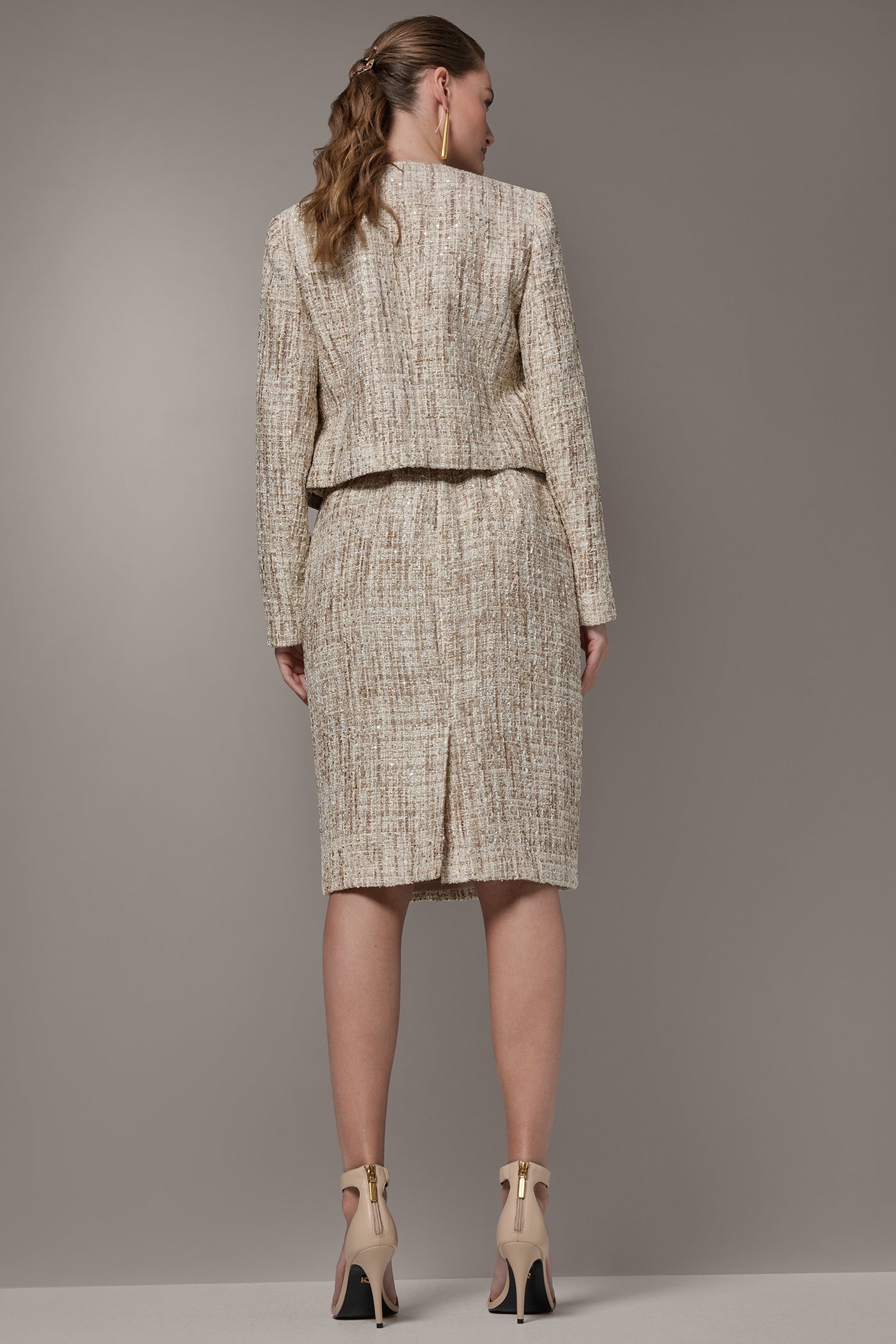 TWEED NOVELTY LADY JACKET VIEW 8 | Matching Sets