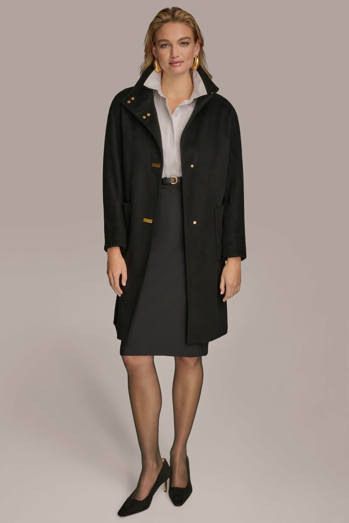 FUNNEL NECK COAT VIEW 7 | Coats & Jackets