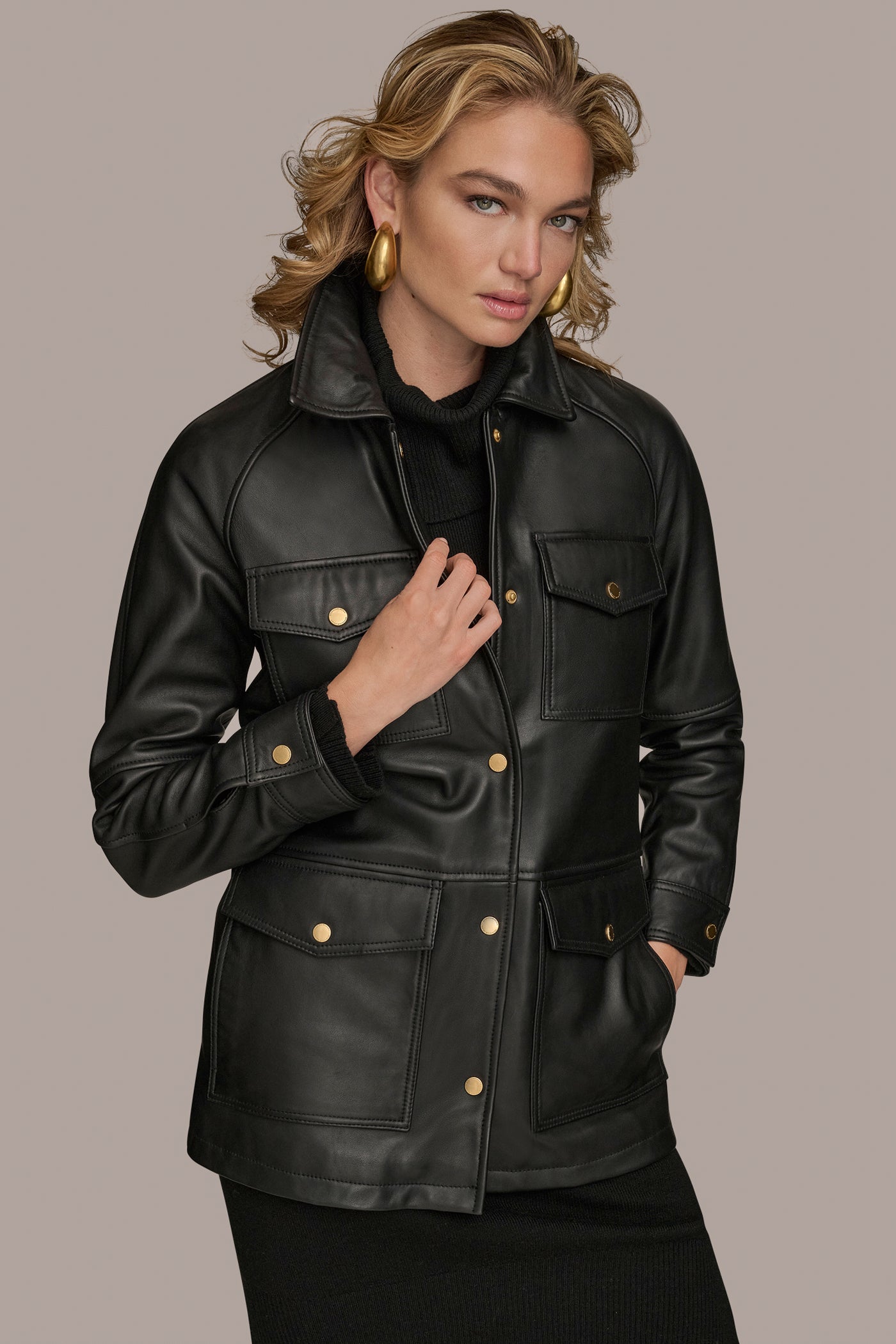 LEATHER JACKET VIEW 1