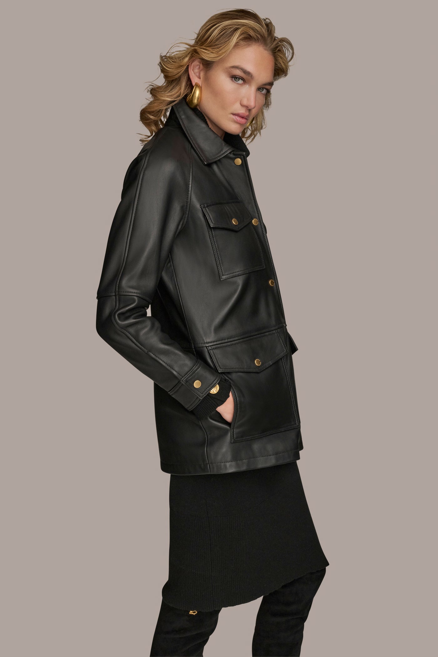 LEATHER JACKET VIEW 3