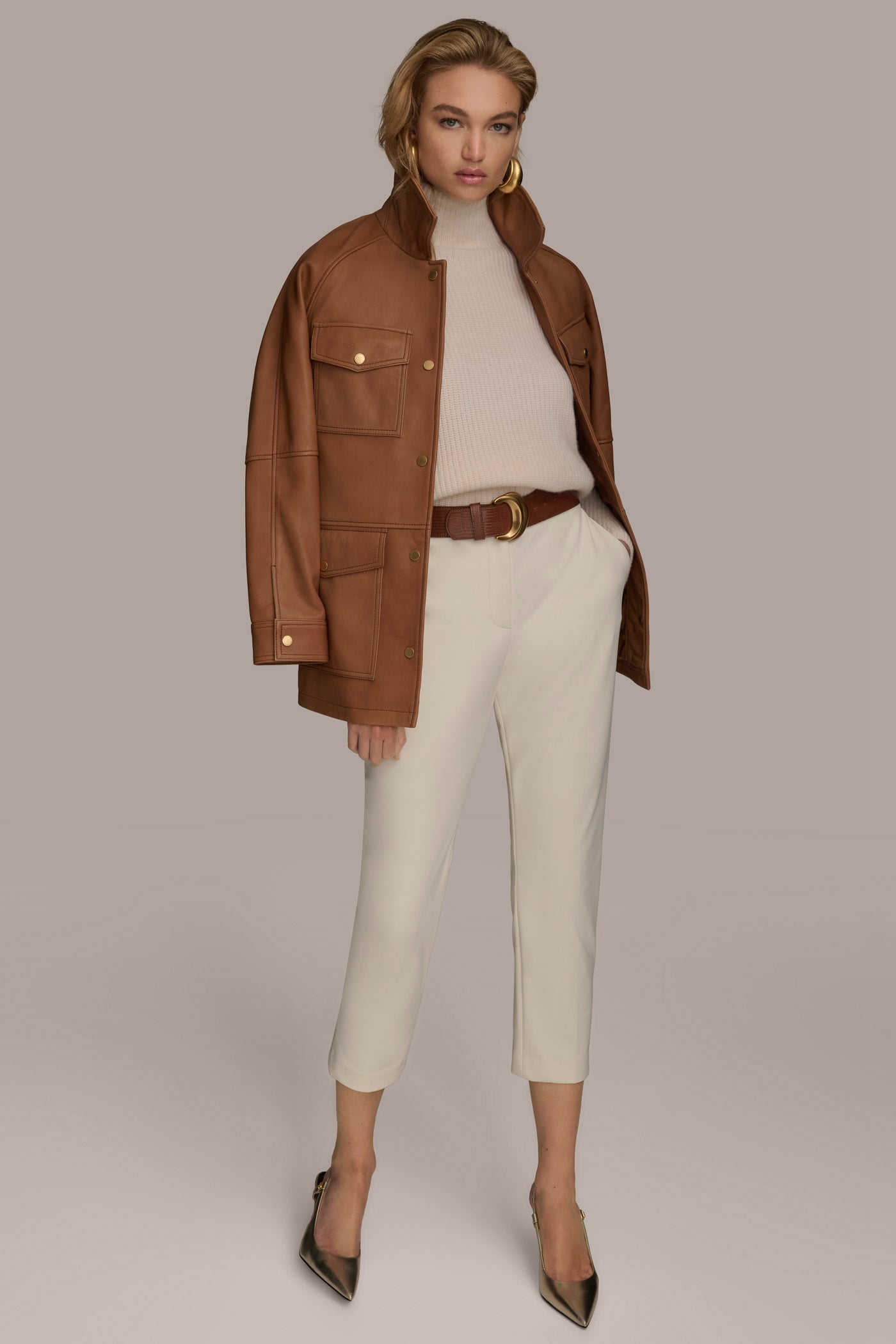 LEATHER JACKET VIEW 3 | New clothing