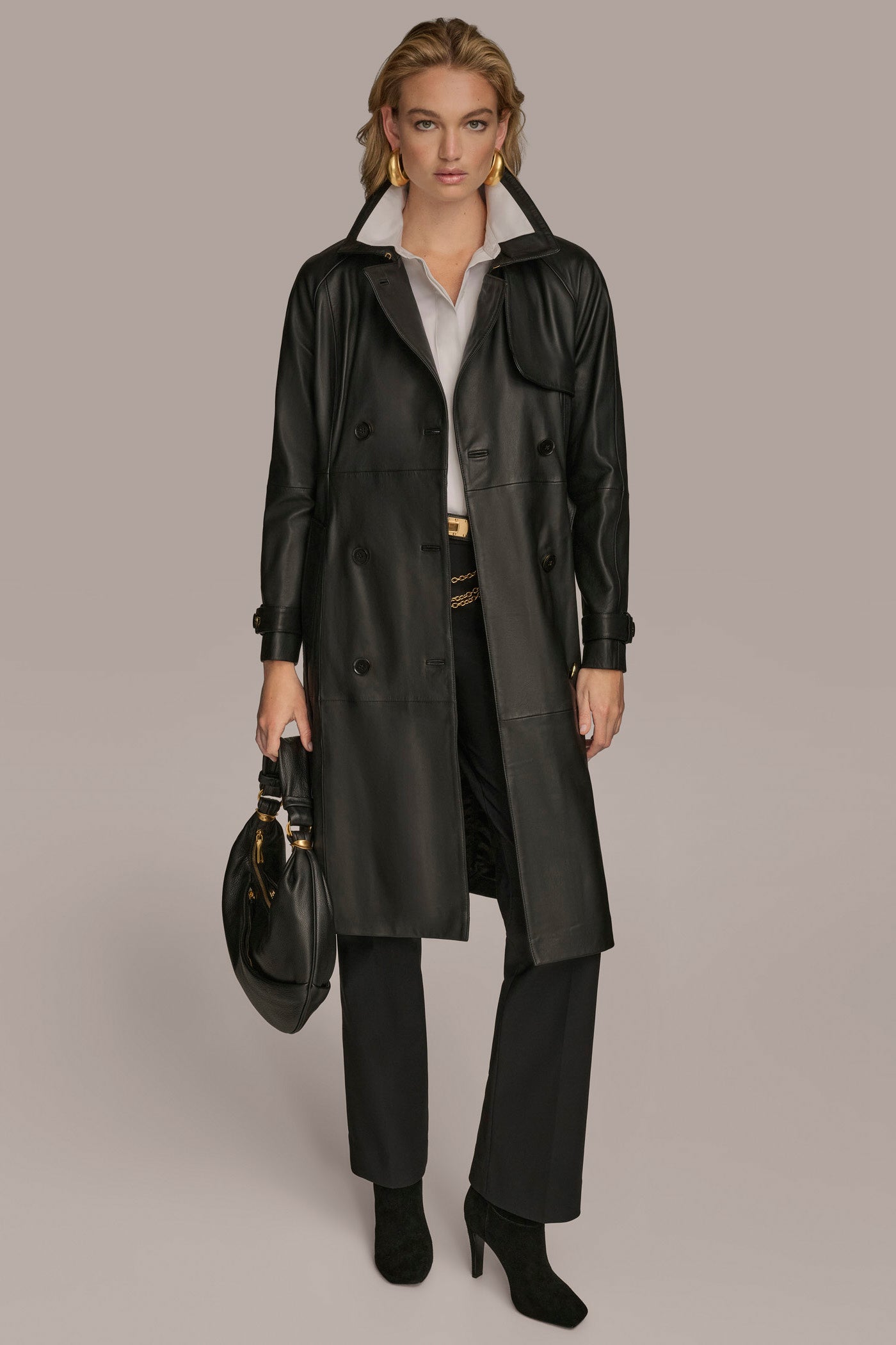 LONG LEATHER COAT VIEW 11 | New Arrivals
