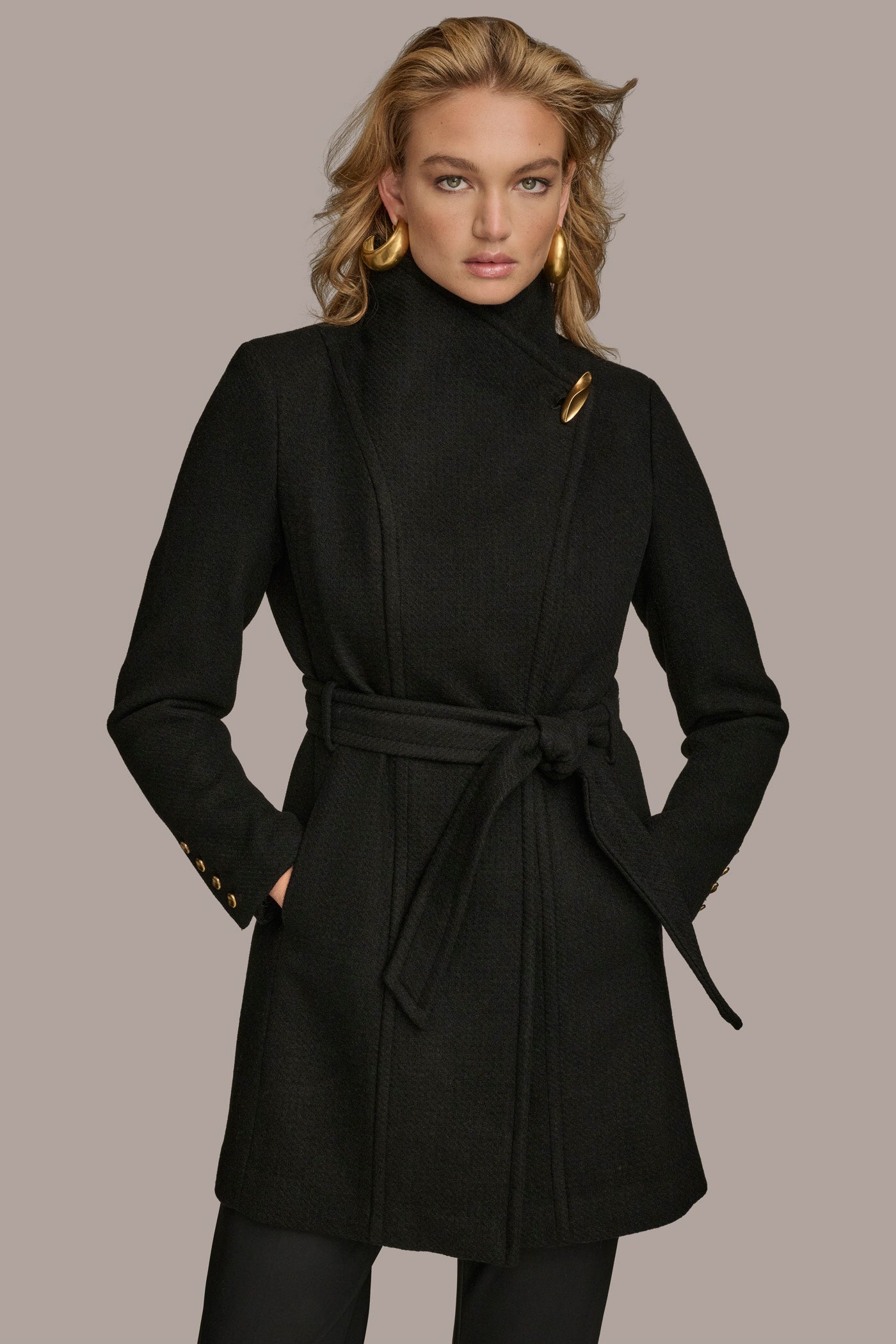 WING COLLAR COAT VIEW 1