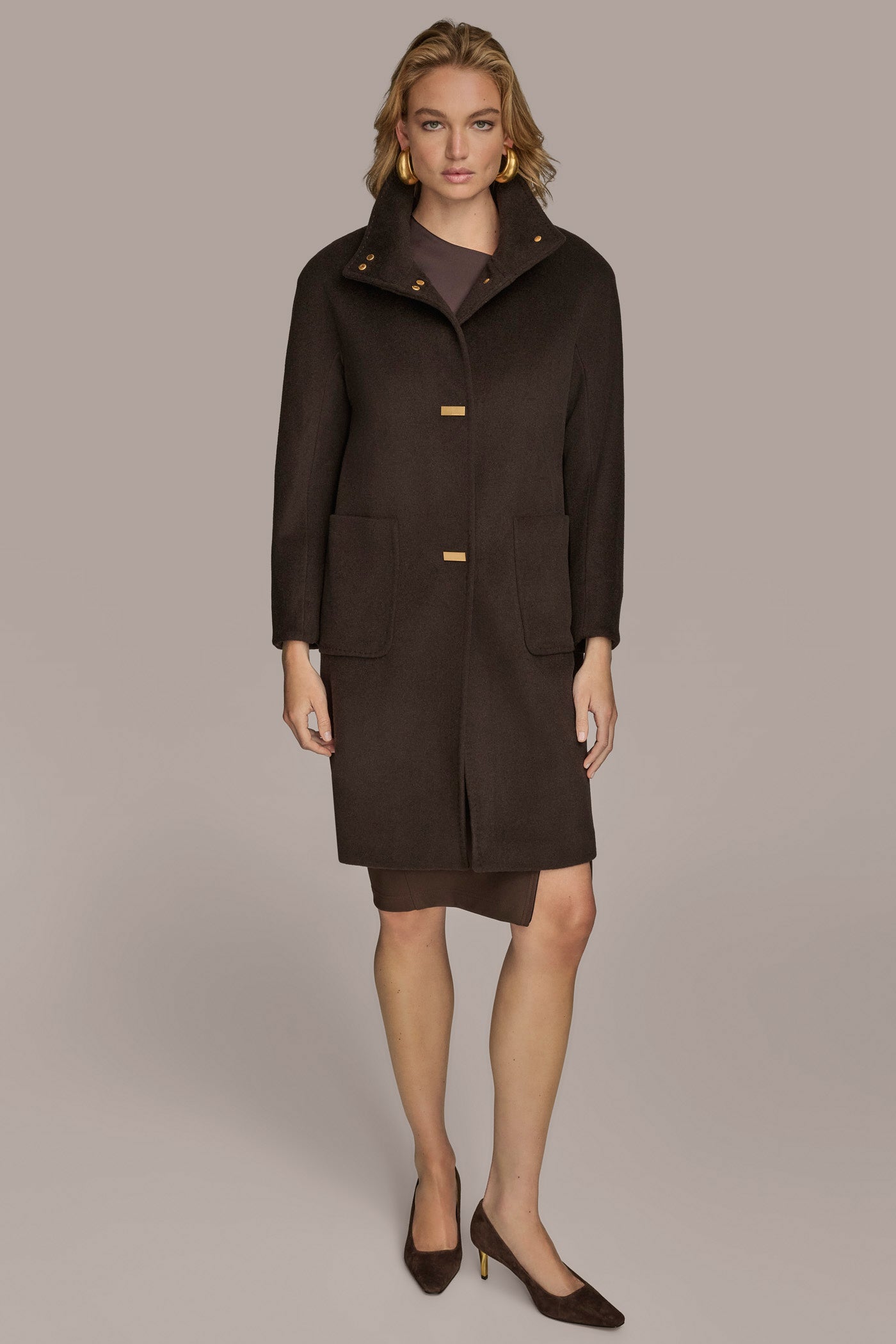 FUNNEL NECK COAT VIEW 9 | Coats & Jackets