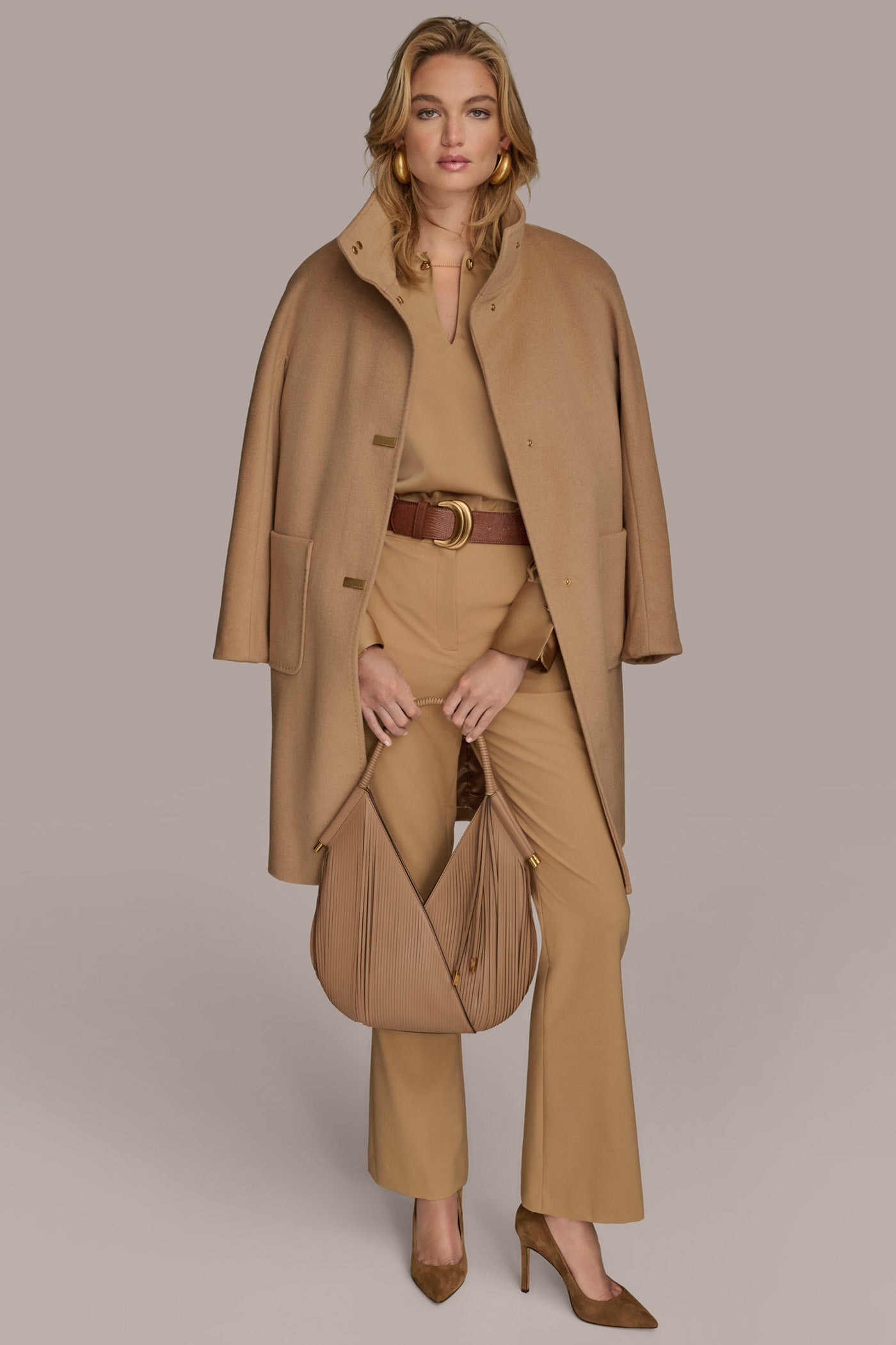 FUNNEL NECK COAT VIEW 8 | Coats & Jackets