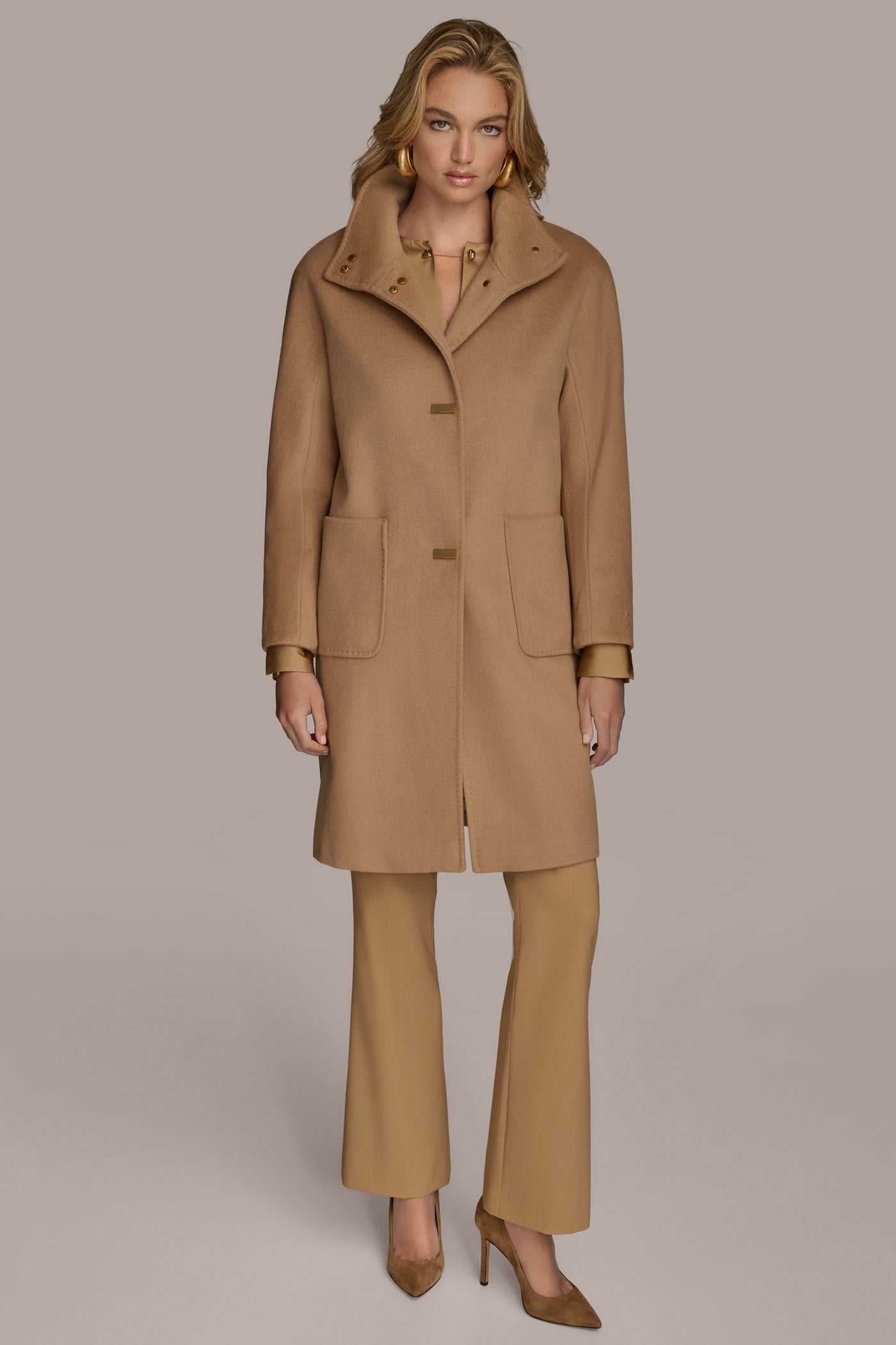 FUNNEL NECK COAT VIEW 7 | Coats & Jackets