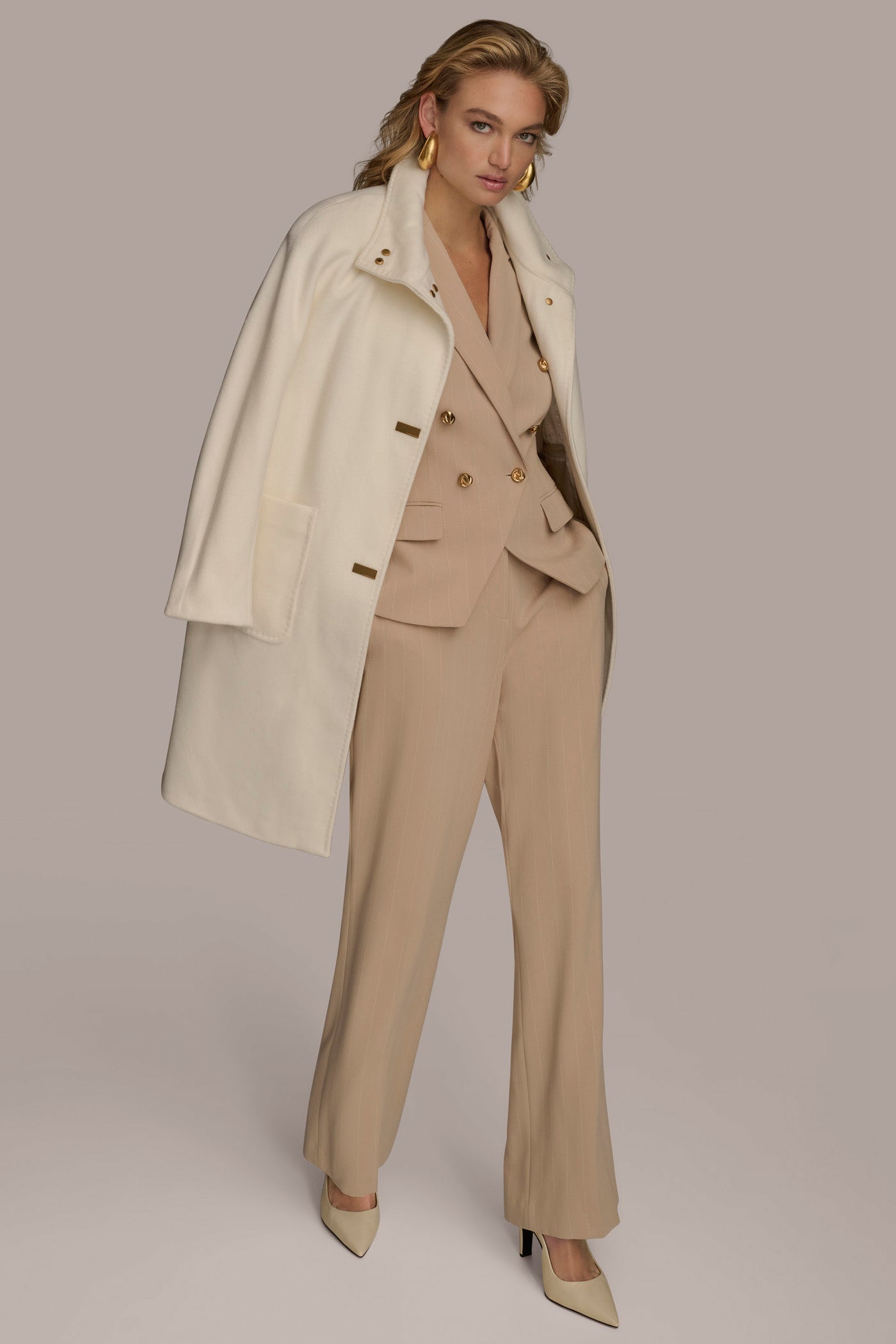 FUNNEL NECK COAT VIEW 8 | Coats & Jackets