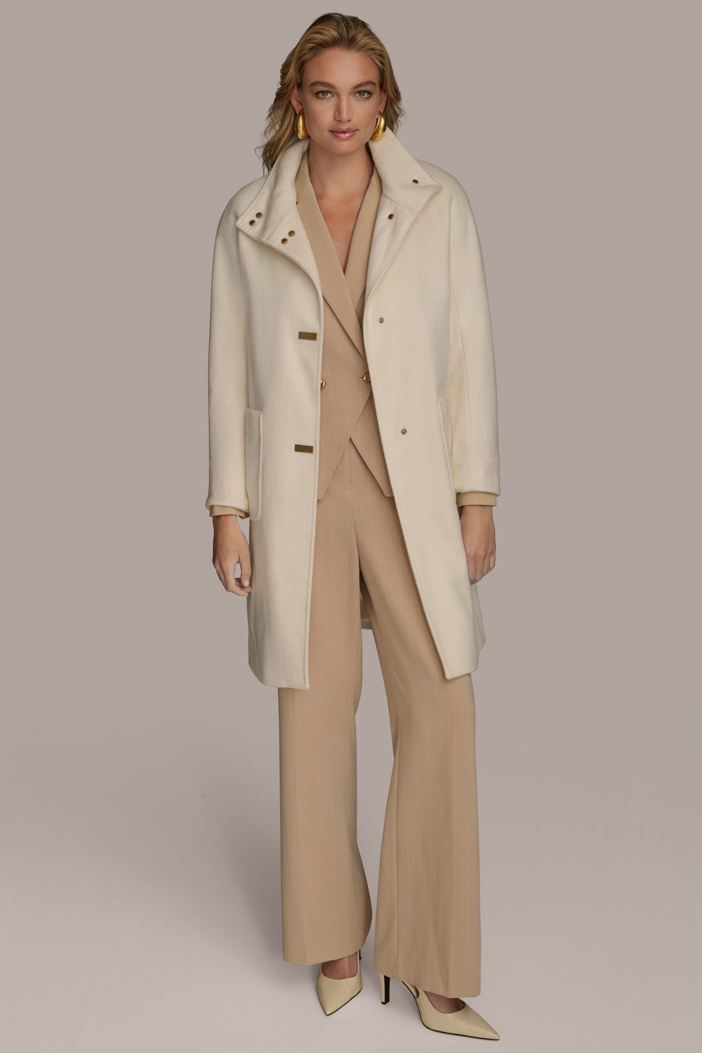 FUNNEL NECK COAT VIEW 7 | Coats & Jackets