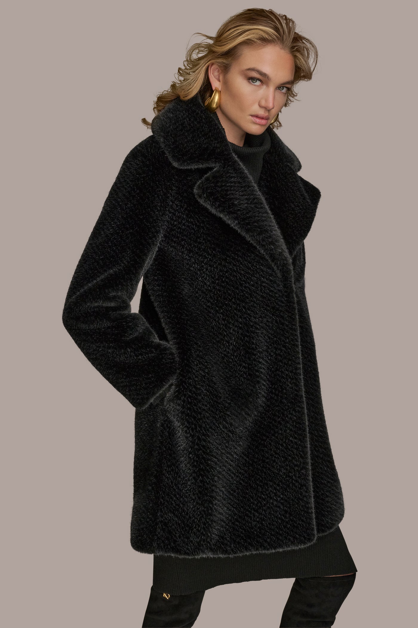 LUXE FUR COAT VIEW 3 | Coats & Jackets