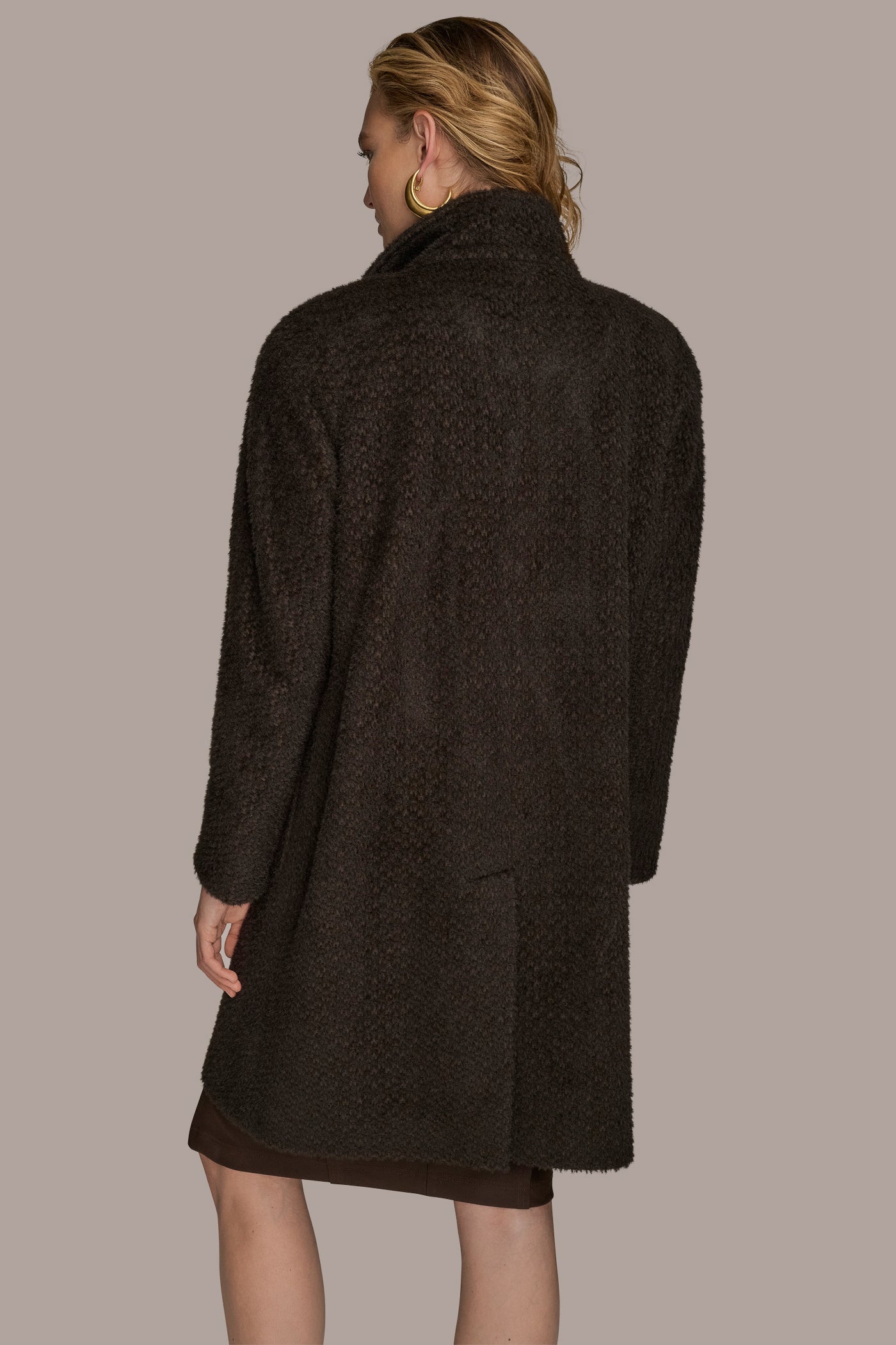 MINK KNIT COAT | View 2 | Products