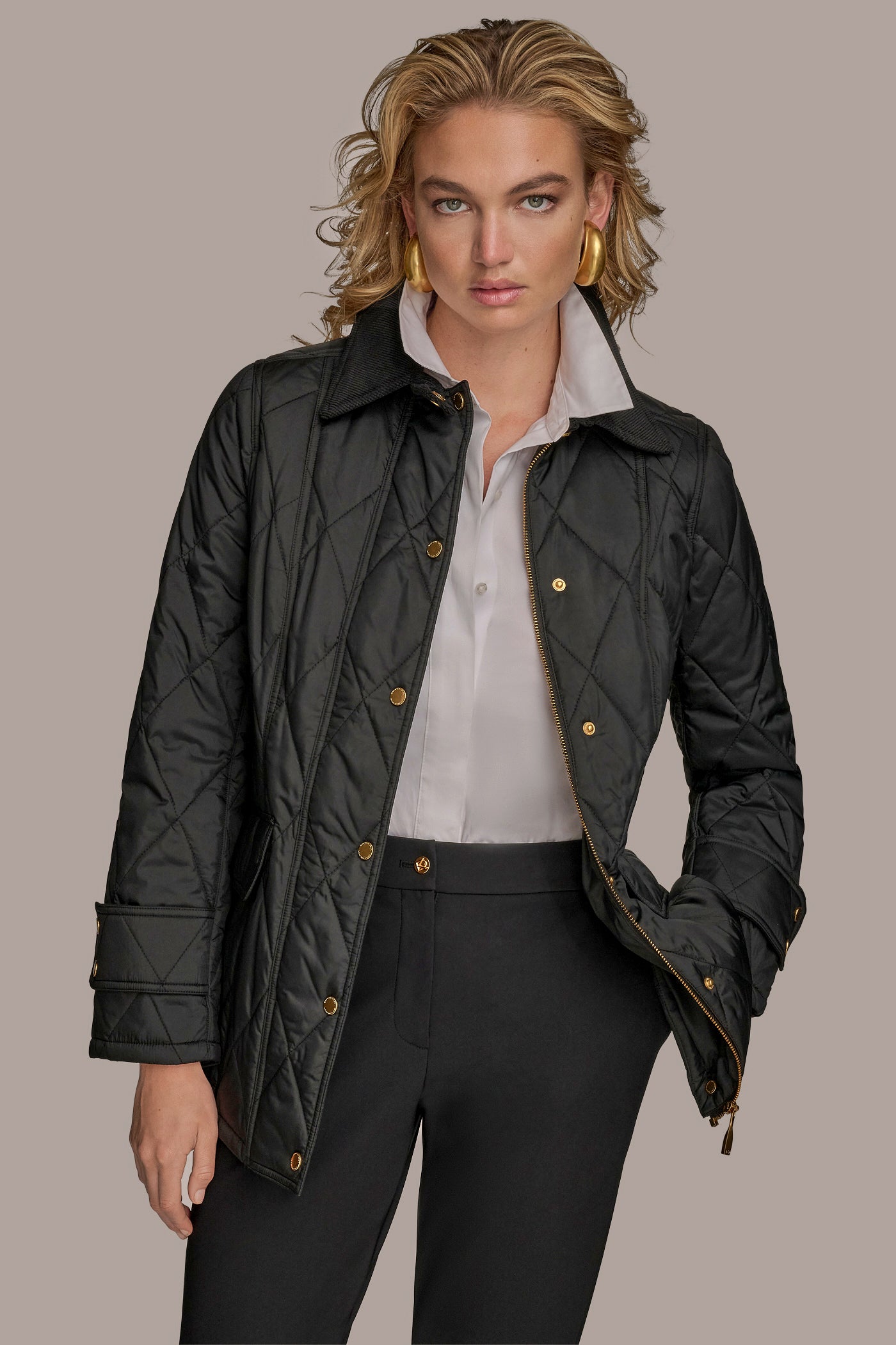 QUILTED BARN JACKET VIEW 4 | New Arrivals