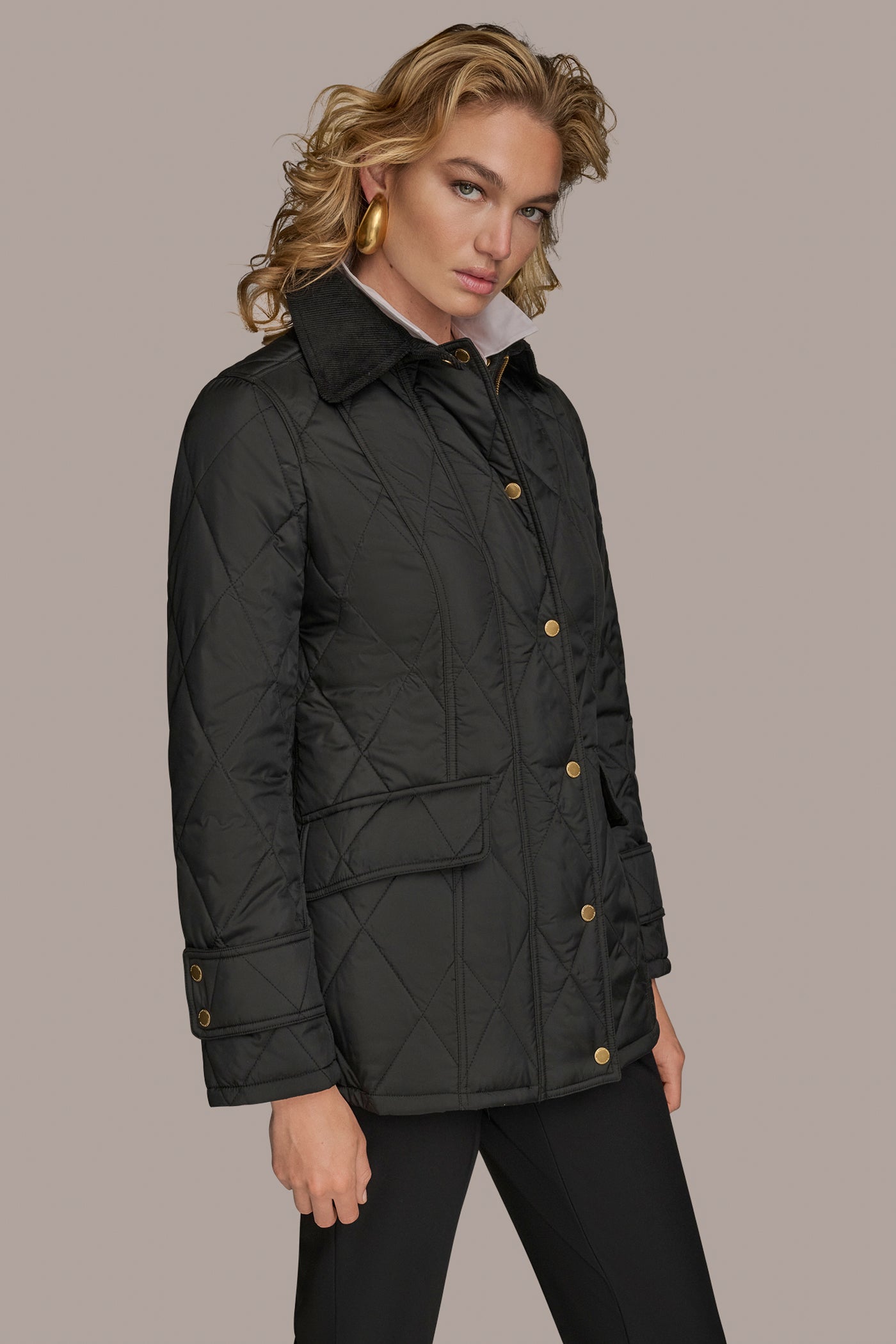 QUILTED BARN JACKET VIEW 3 | New Arrivals
