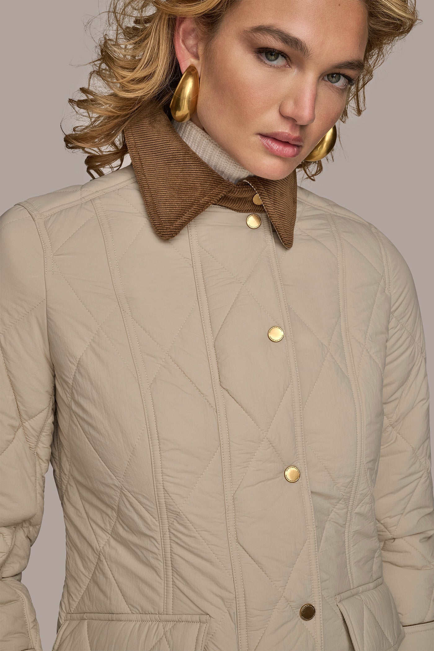QUILTED BARN JACKET VIEW 4 | New Arrivals