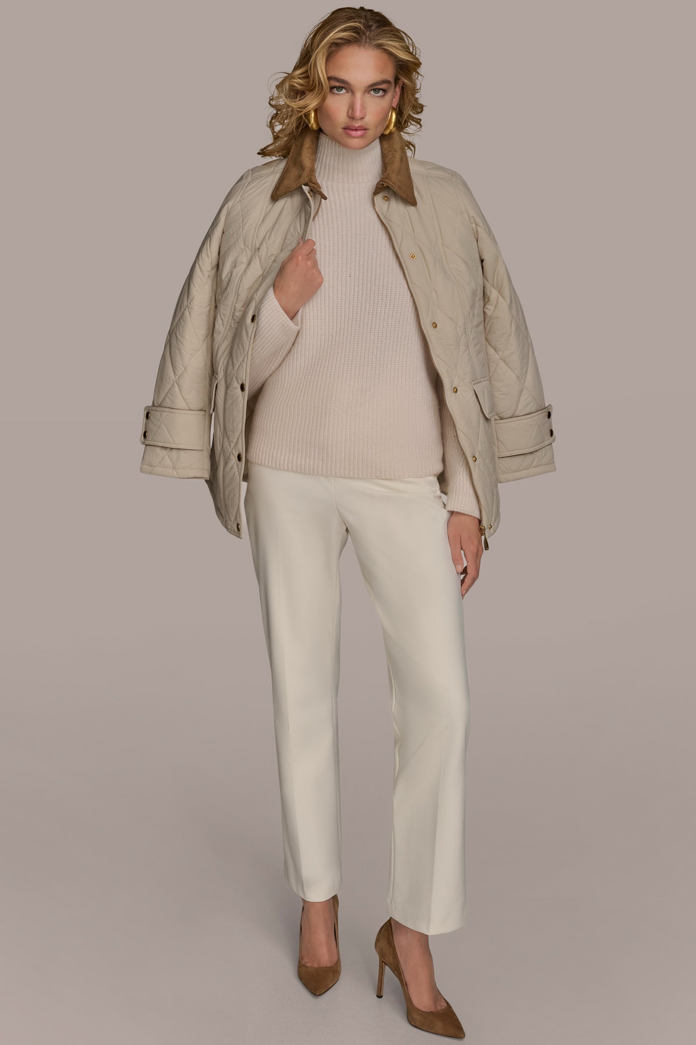 QUILTED BARN JACKET VIEW 6 | New Arrivals