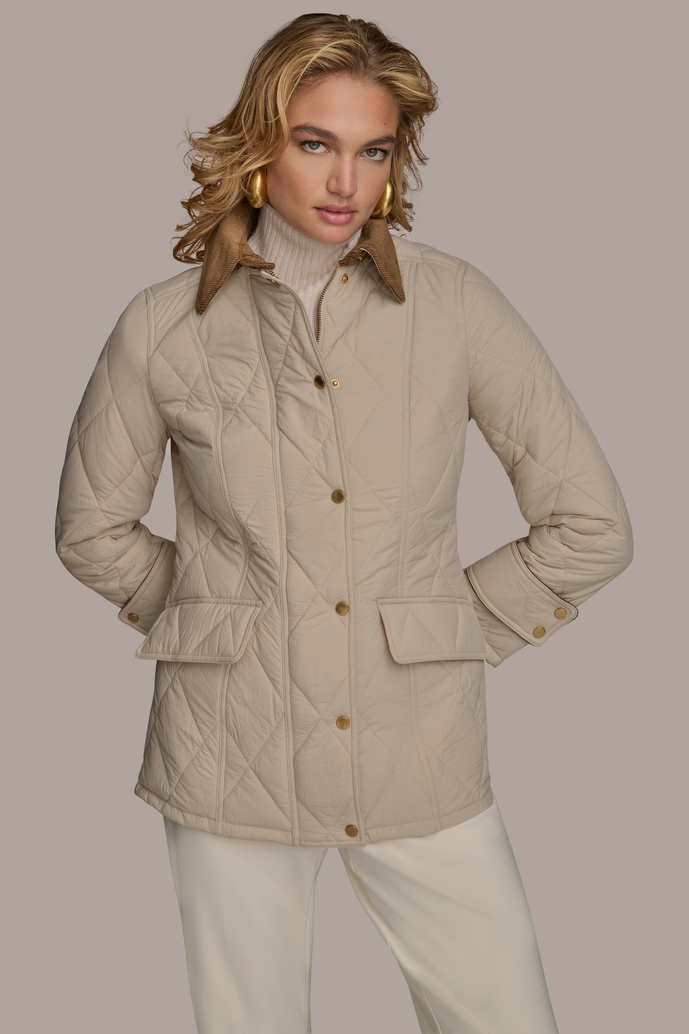 QUILTED BARN JACKET VIEW 5 | New Arrivals