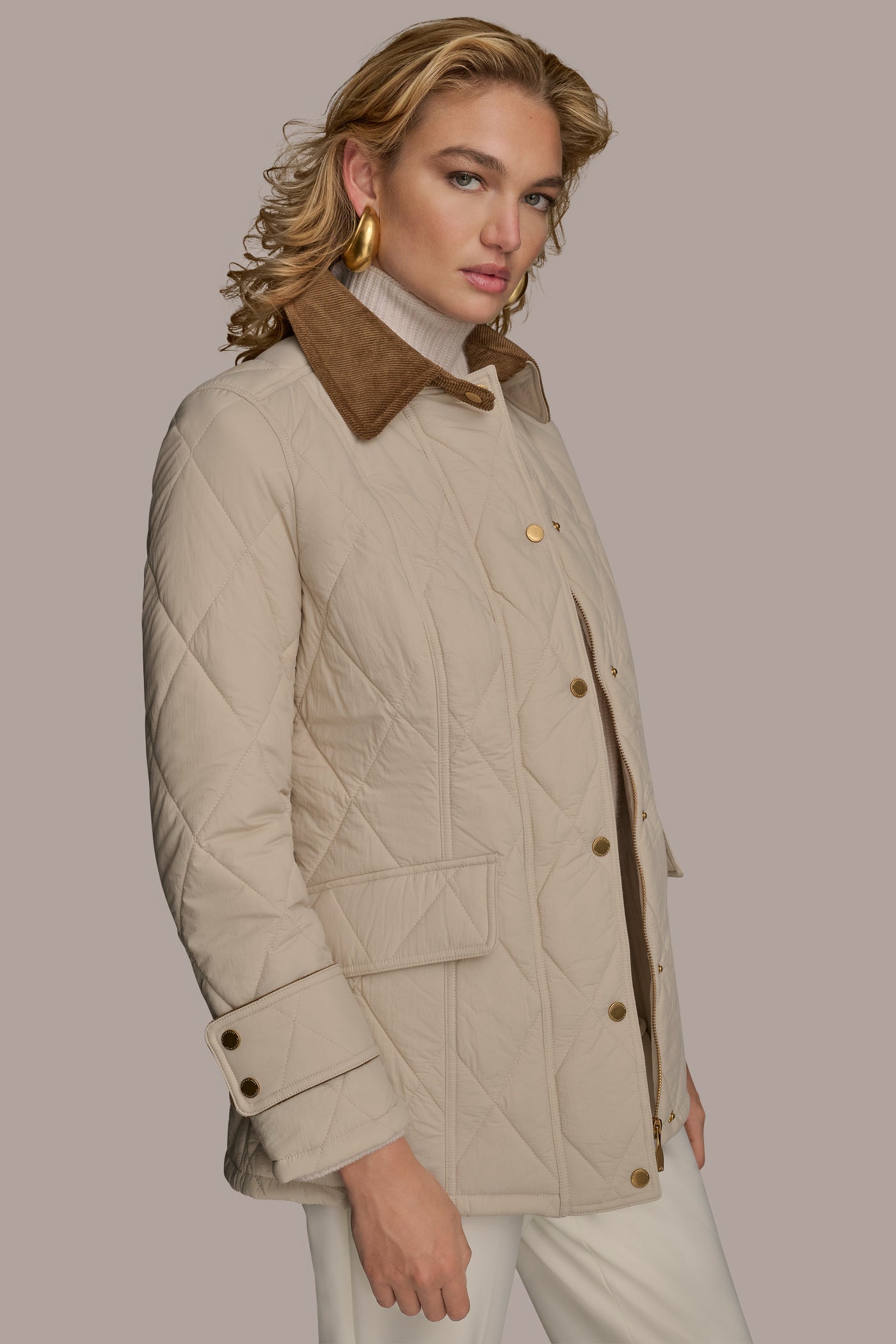 QUILTED BARN JACKET VIEW 3 | New Arrivals