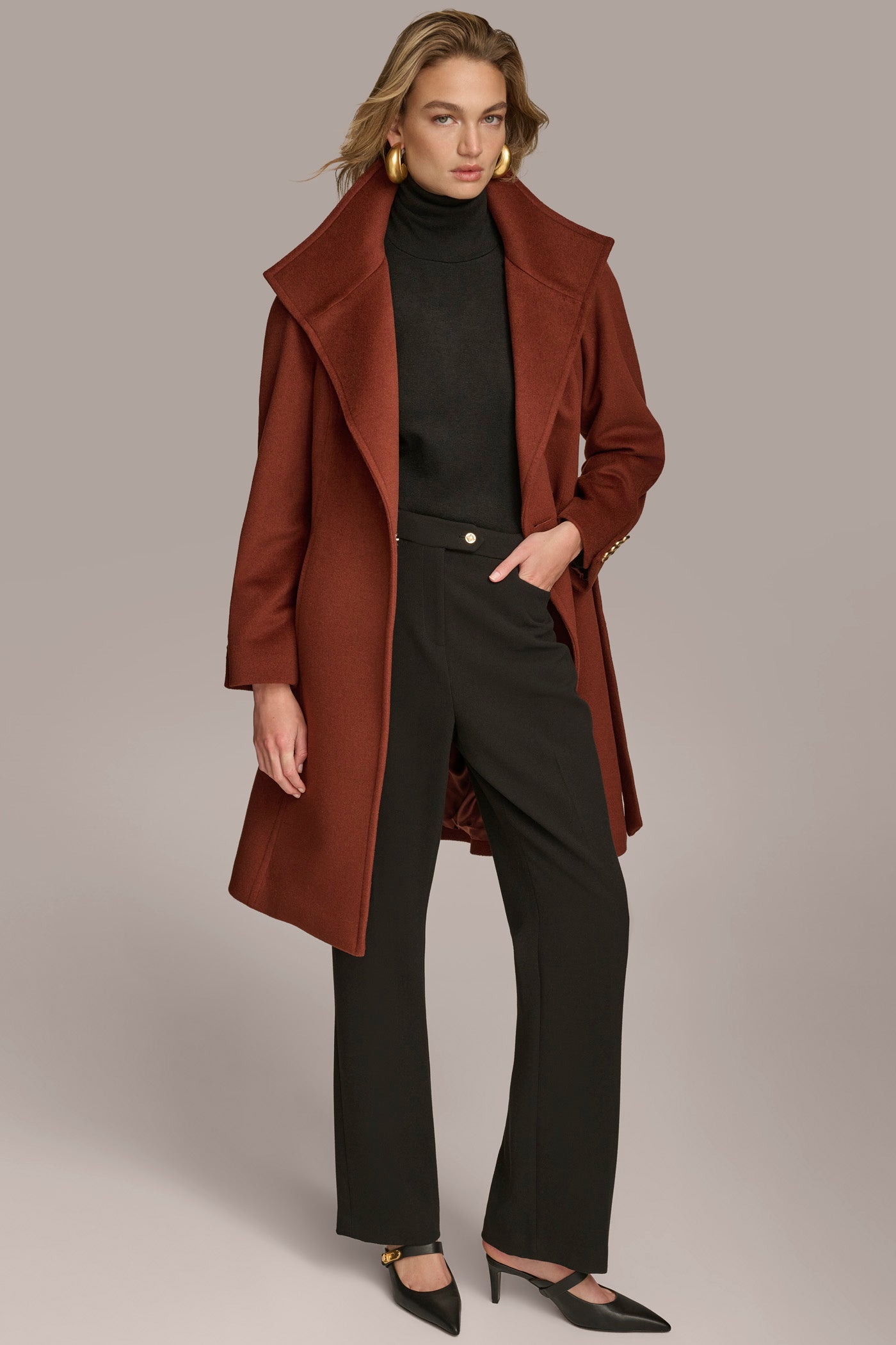 WOOL TRENCH COAT VIEW 4 | New Arrivals