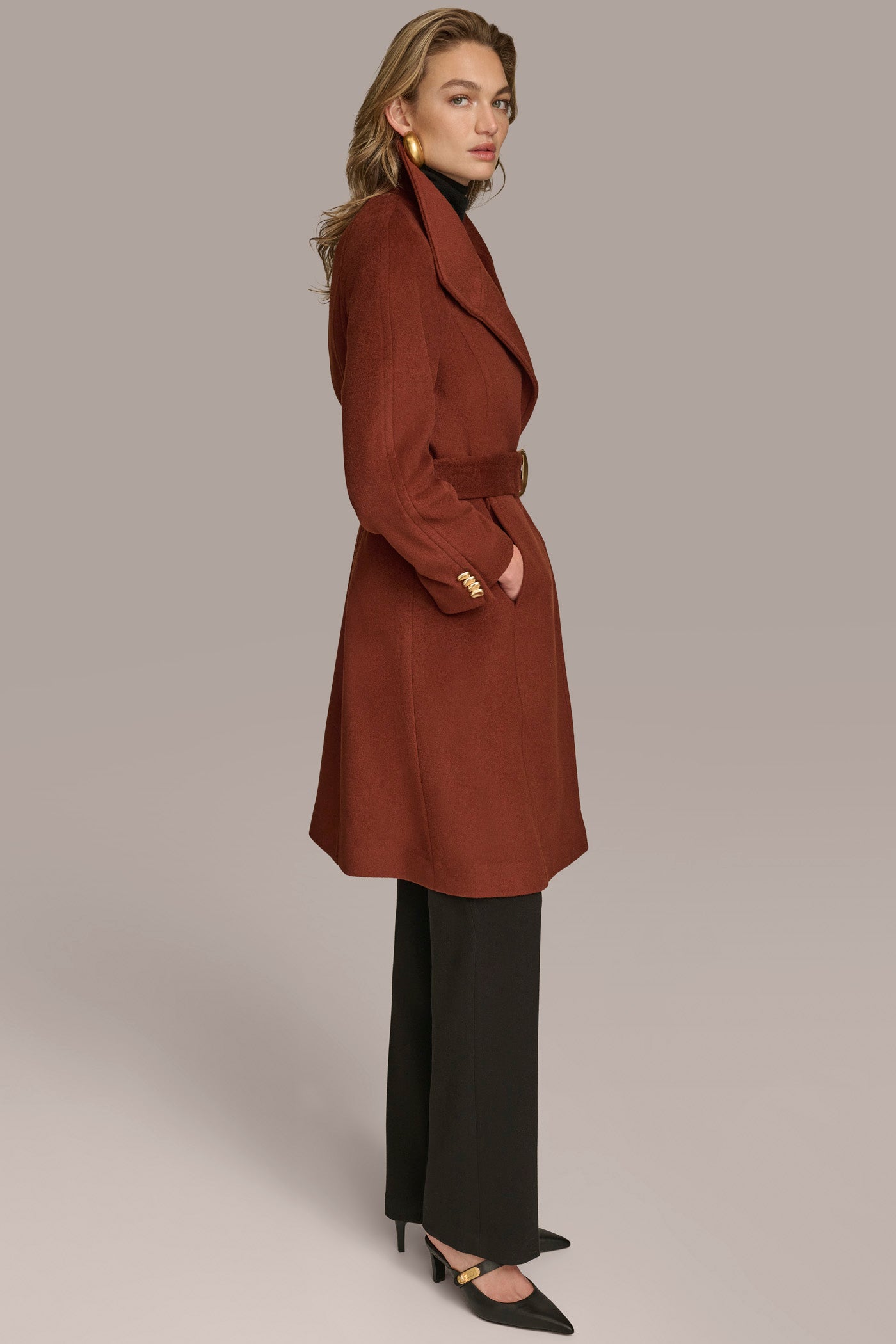 WOOL TRENCH COAT VIEW 3 | New Arrivals