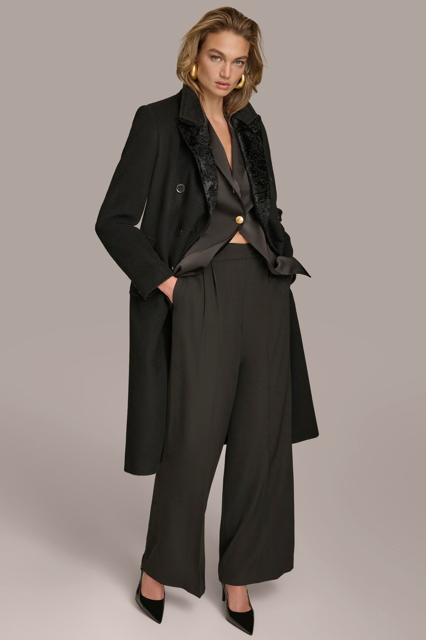 DOUBLE BREASTED COAT VIEW 4 | New clothing