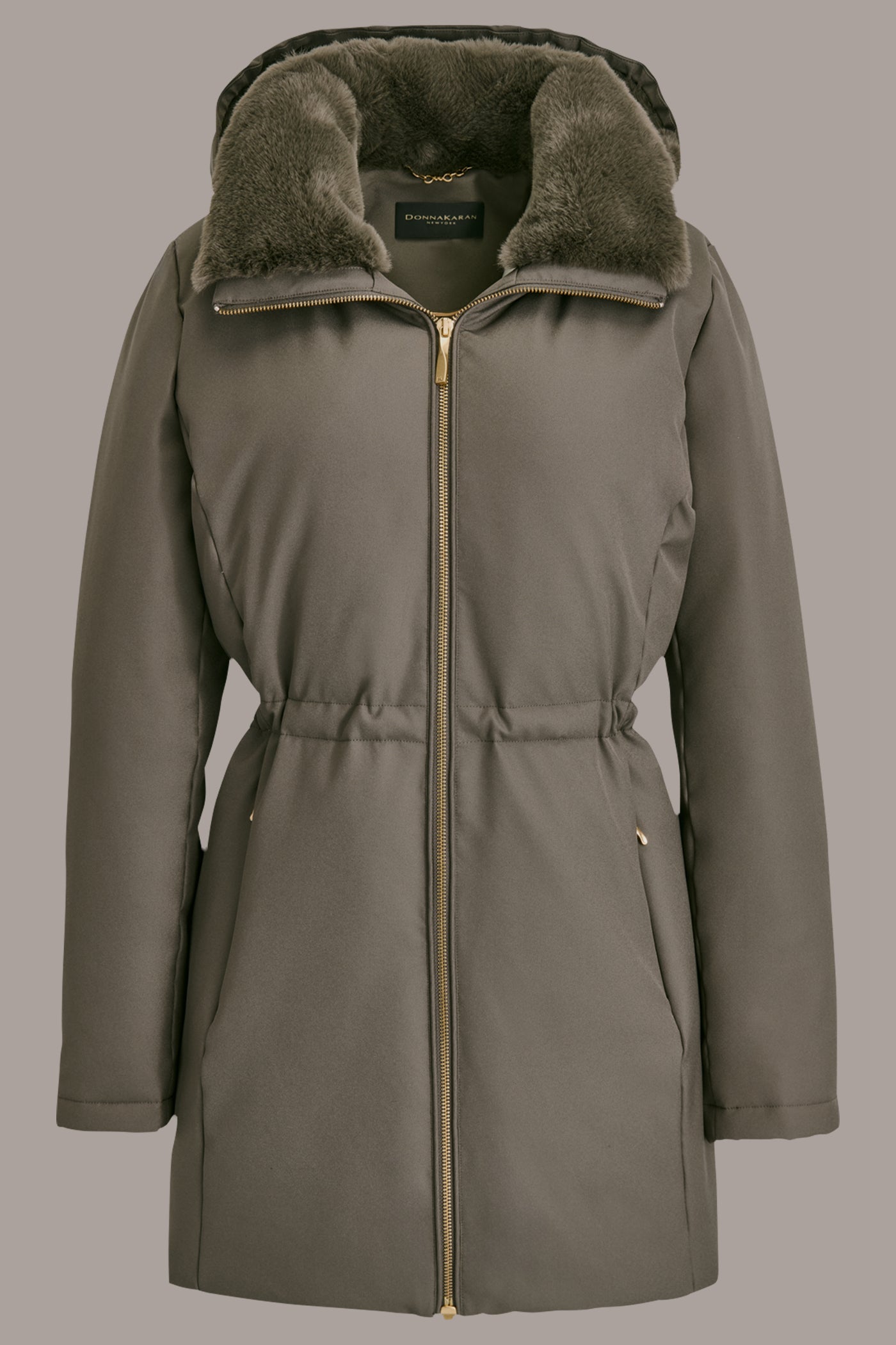 FAUX FUR LINED PUFFER VIEW 11