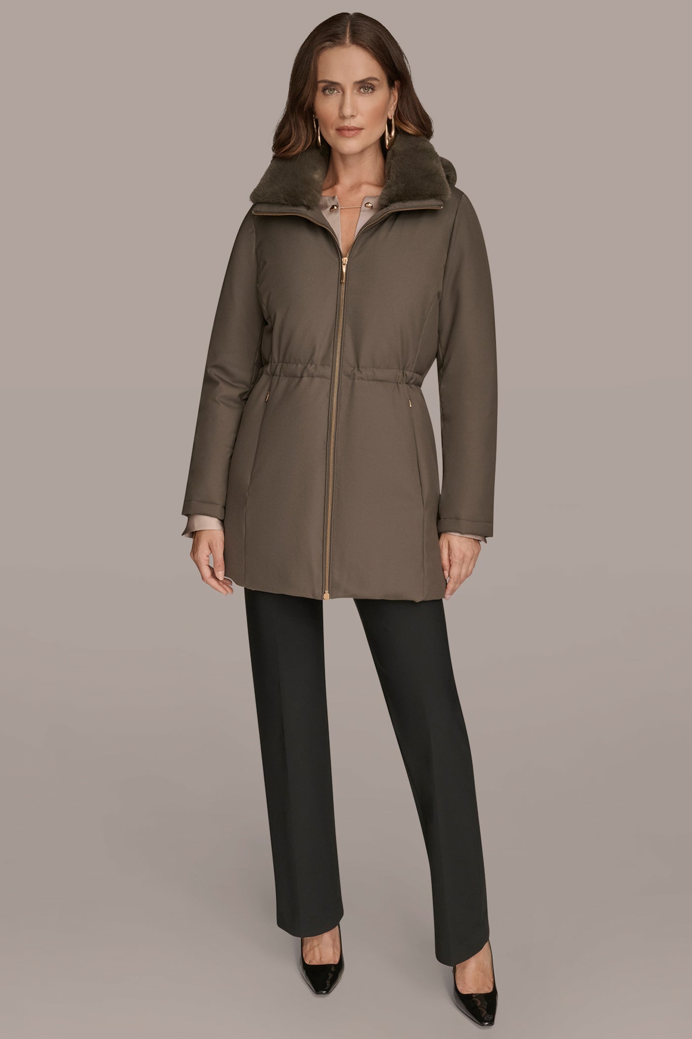 FAUX FUR LINED PUFFER VIEW 9 | Coats & Jackets