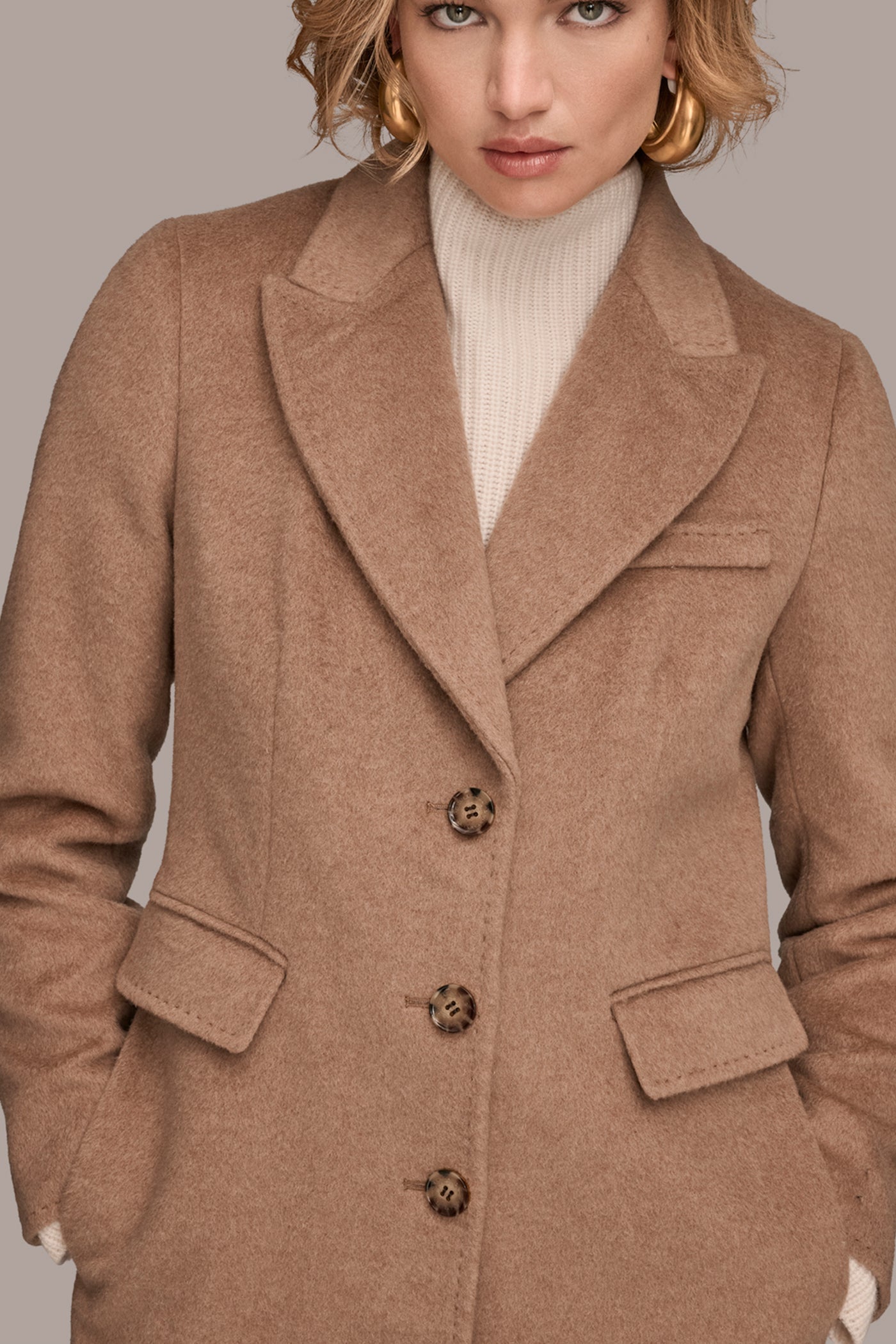 DOUBLE FACE WOOL COAT VIEW 8 | Included in discounts
