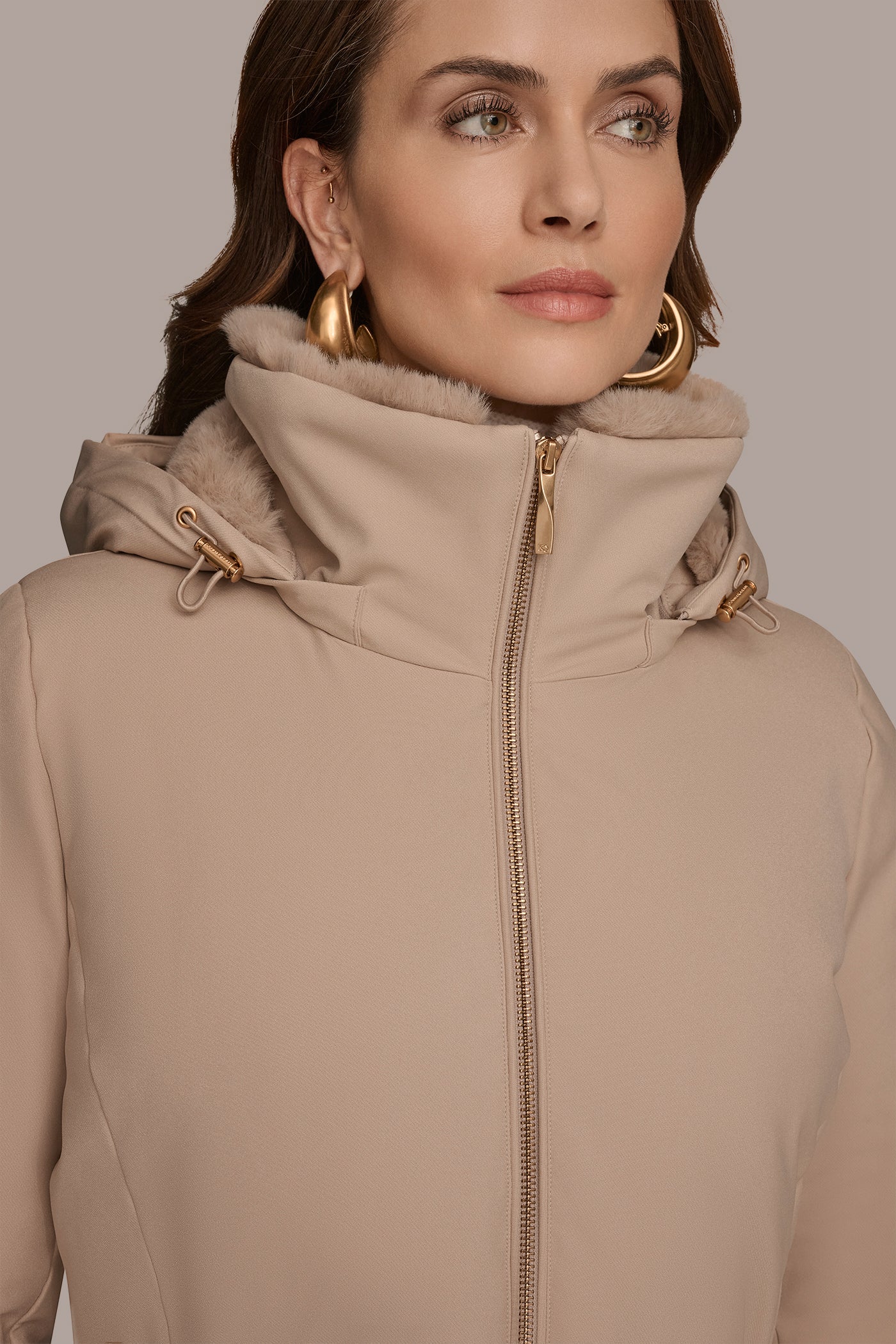 FAUX FUR LINED PUFFER VIEW 7 | BEST IN BLACK