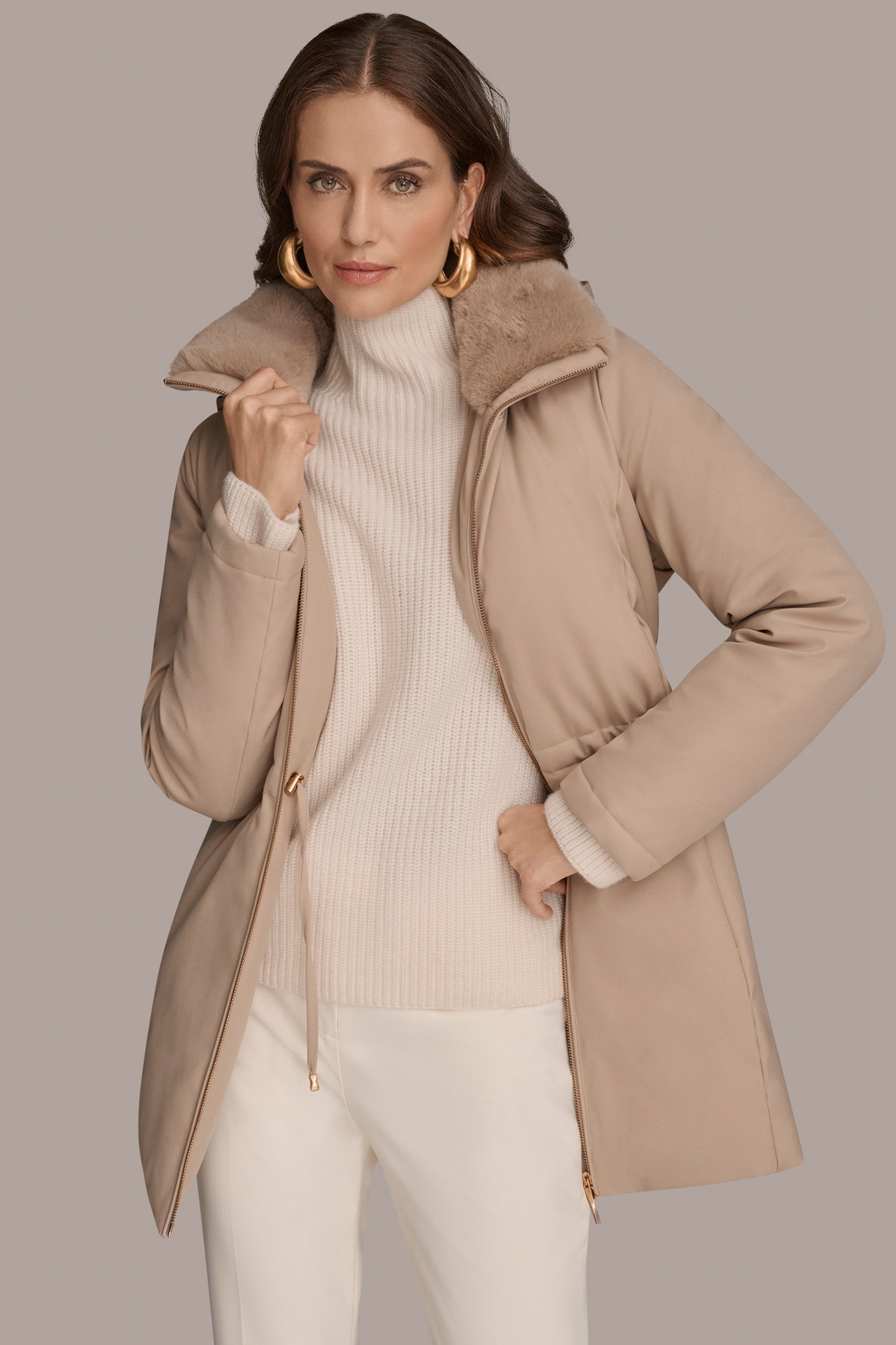 FAUX FUR LINED PUFFER VIEW 9 | BEST IN BLACK