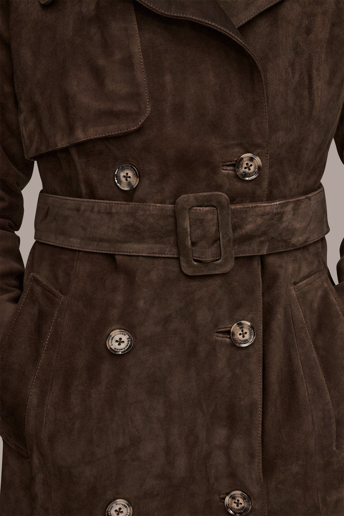 SUEDE TRENCH COAT VIEW 9