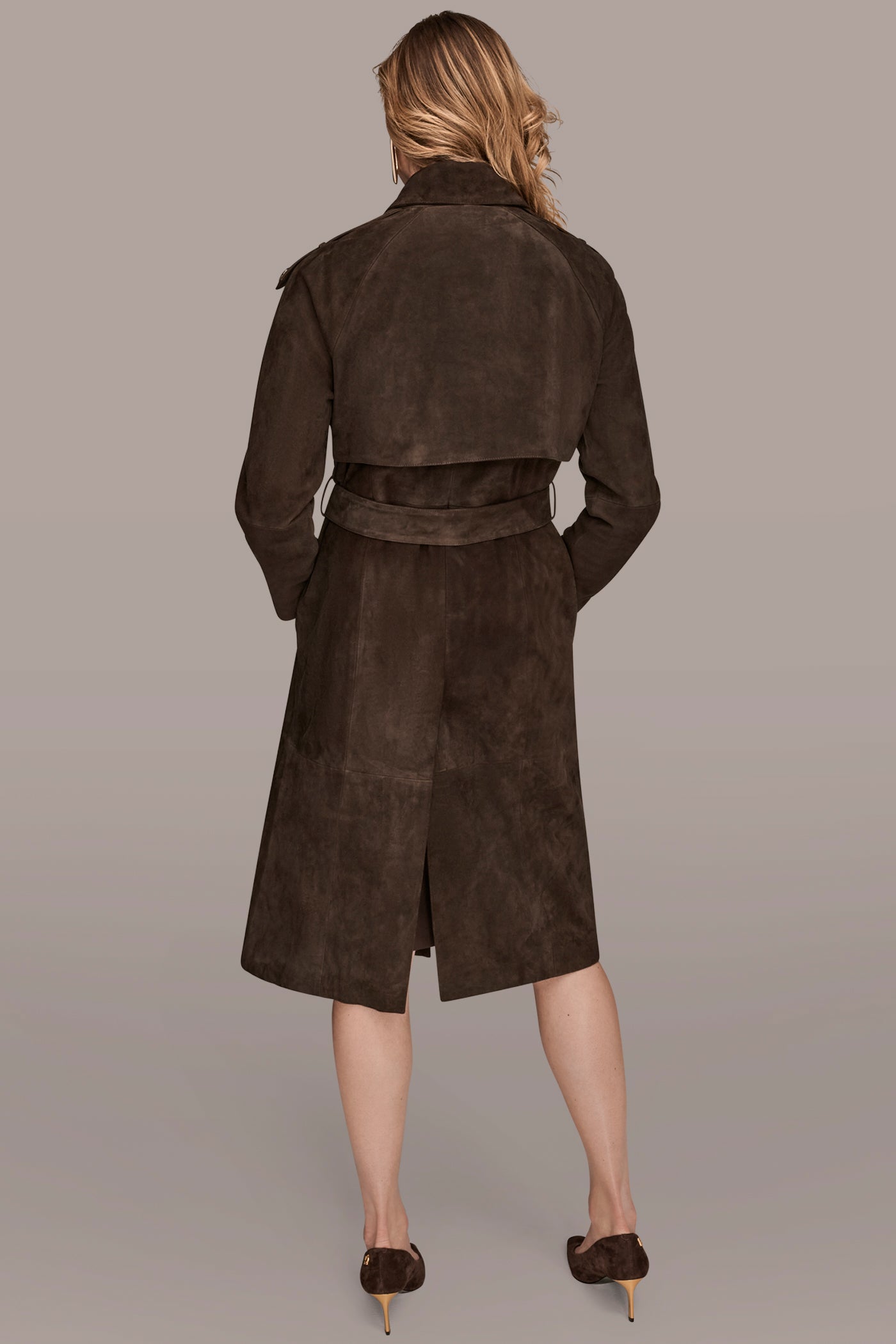 SUEDE TRENCH COAT VIEW 2