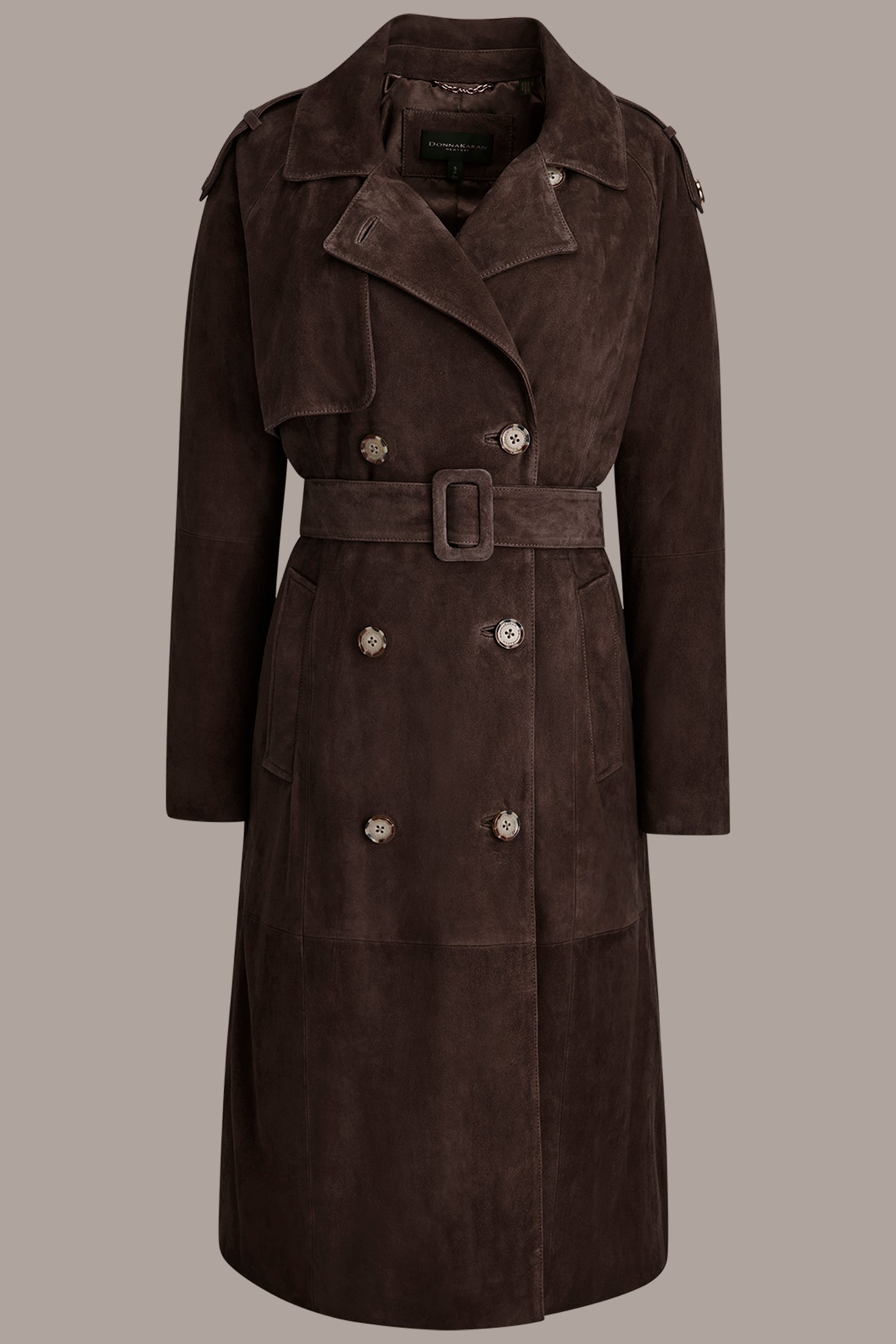 SUEDE TRENCH COAT VIEW 10