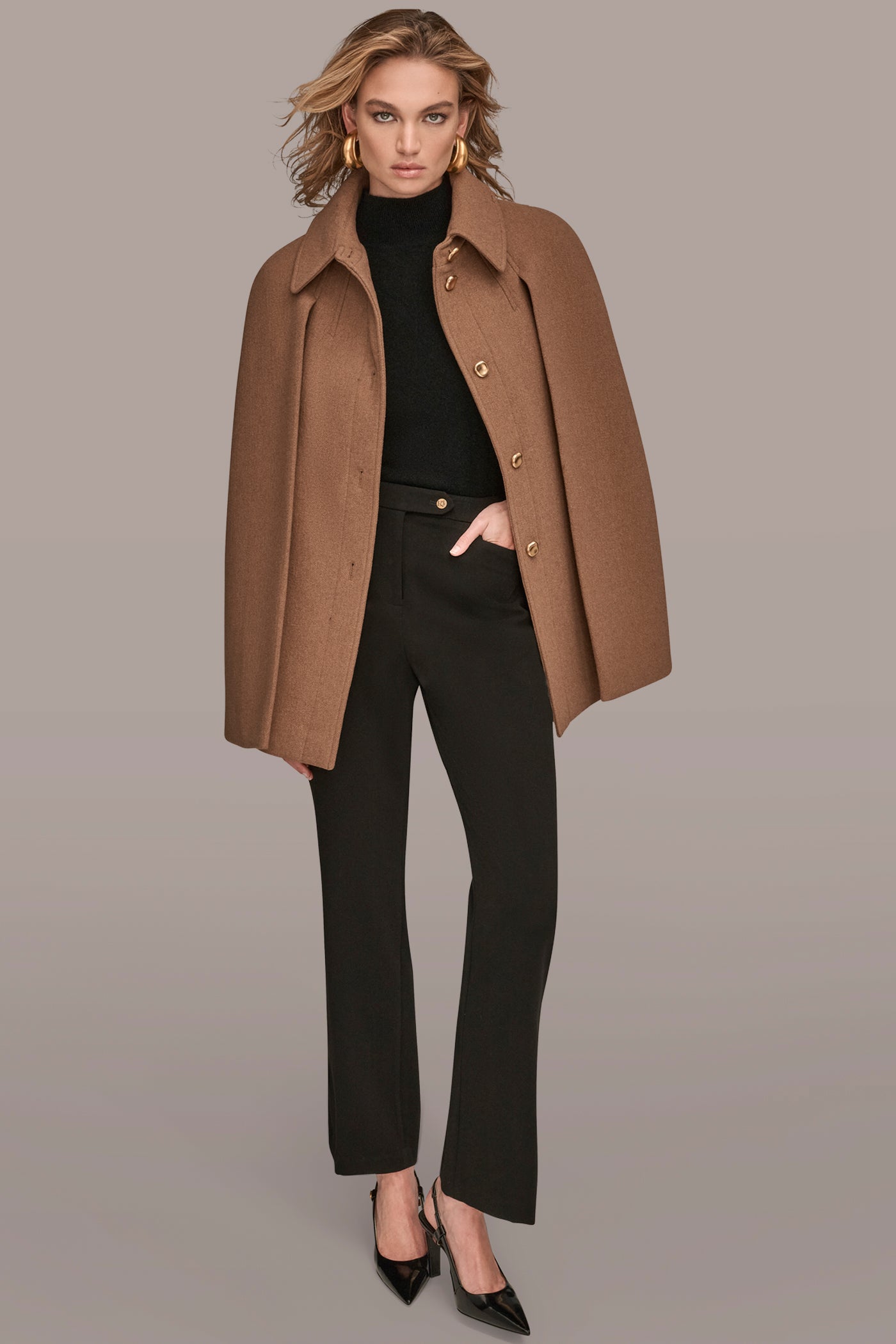 CAPE COAT VIEW 8 | Coats & Jackets