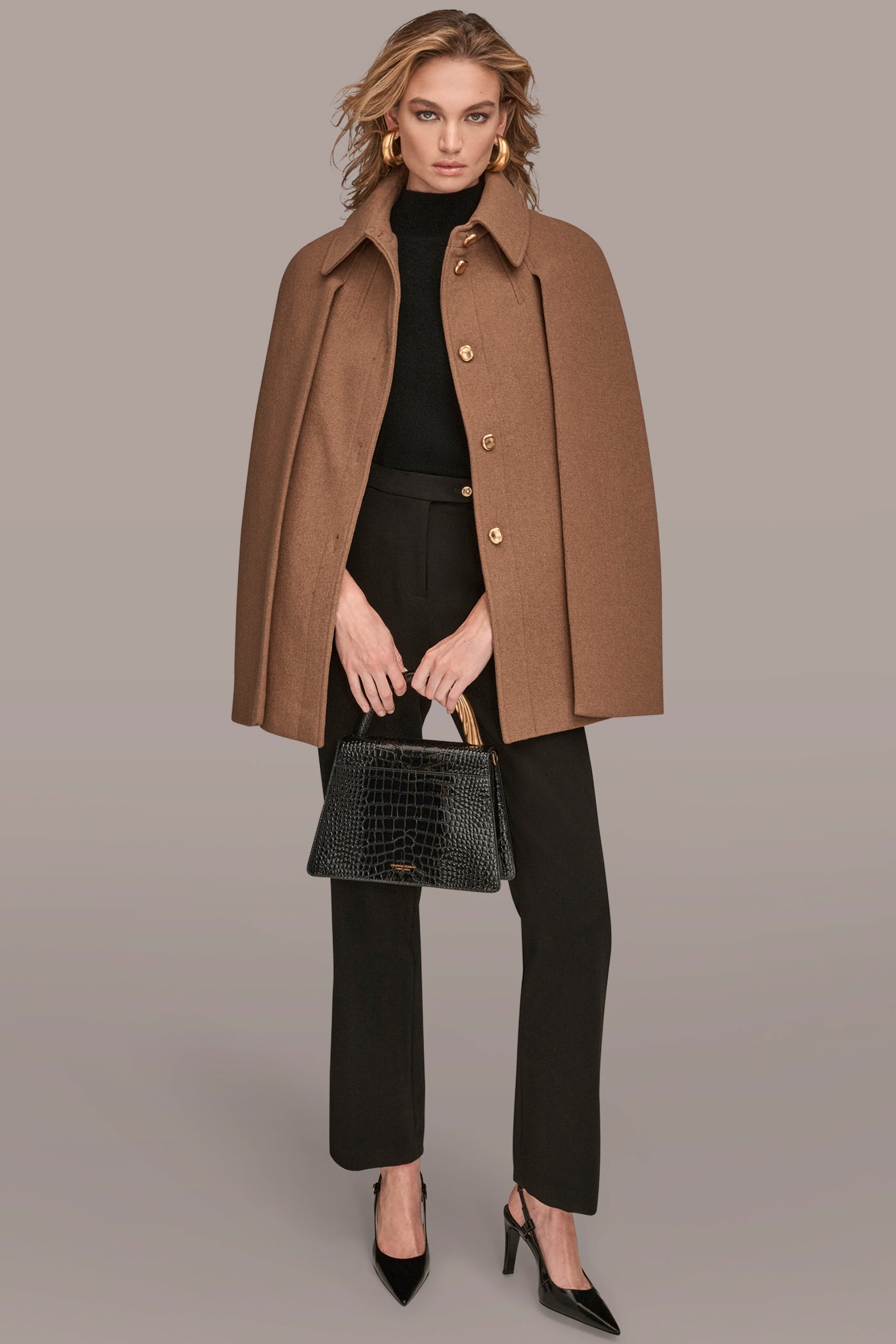 CAPE COAT VIEW 6 | Coats & Jackets