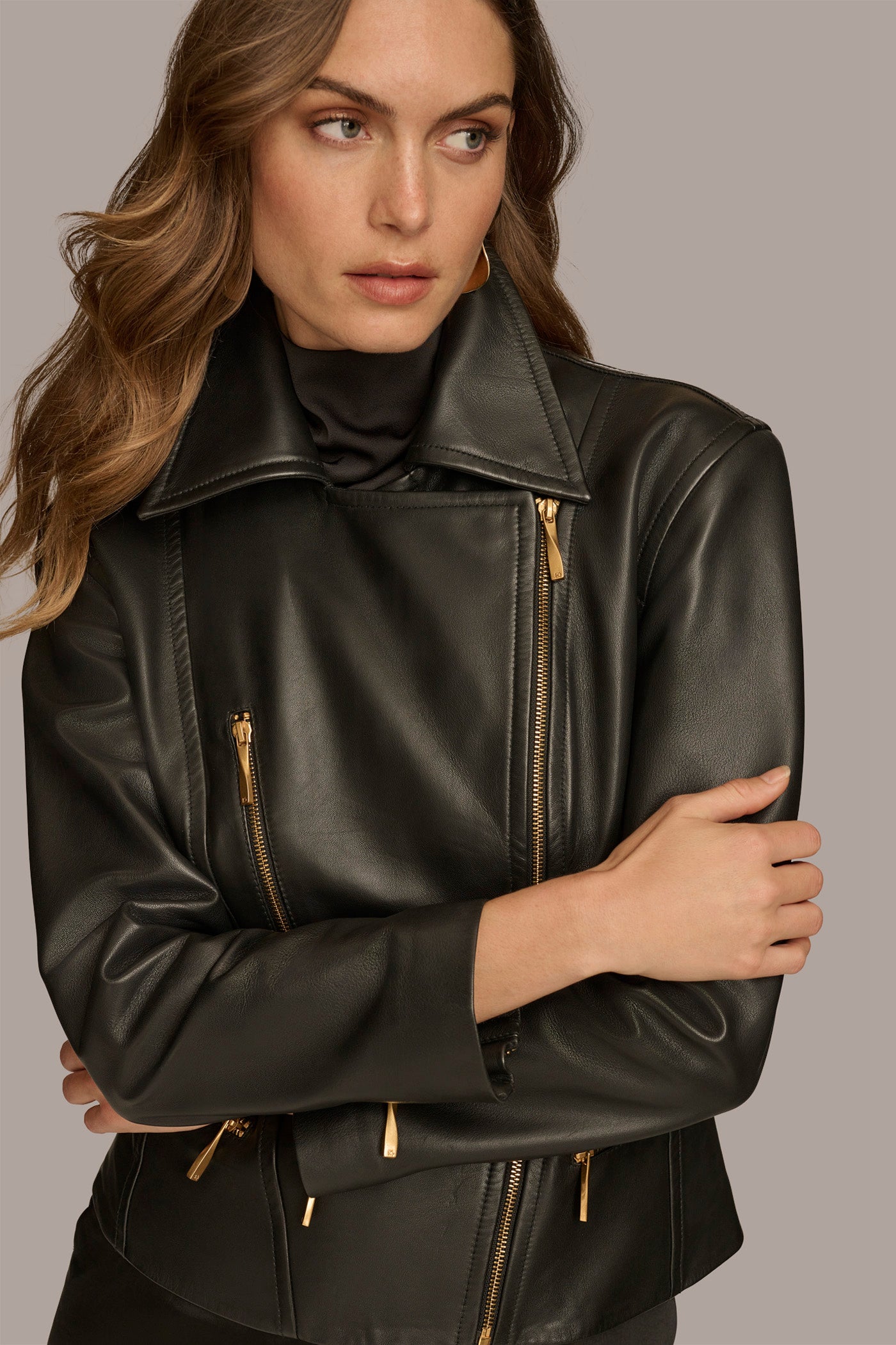 LEATHER JACKET VIEW 5 | Coats & Jackets